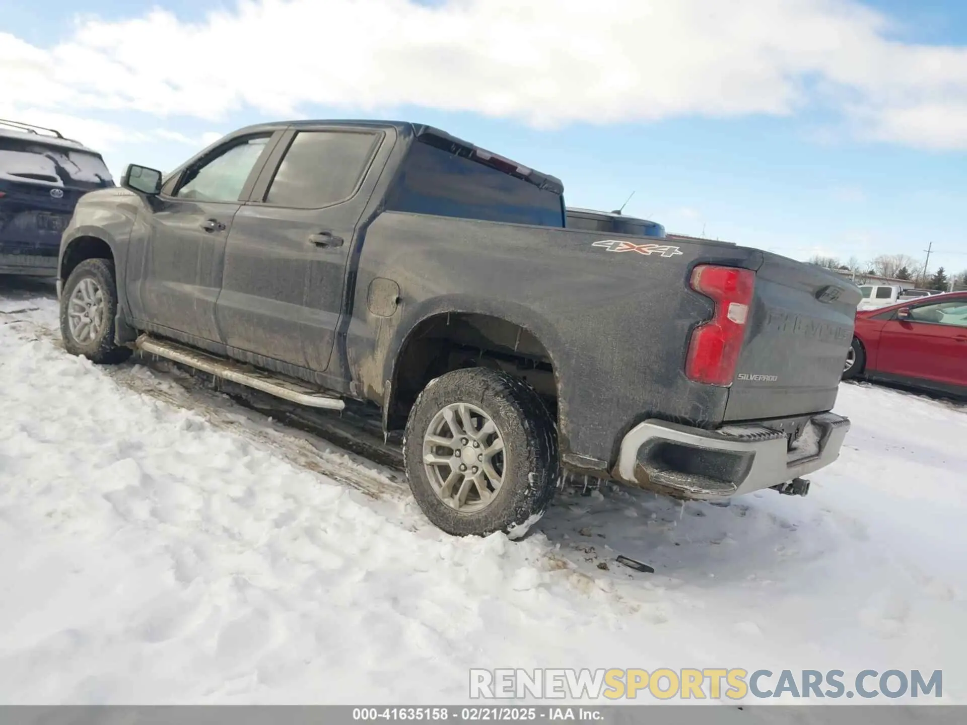 3 Фотография поврежденного автомобиля 1GCPDKEK5PZ191350 CHEVROLET SILVERADO 1500 2023