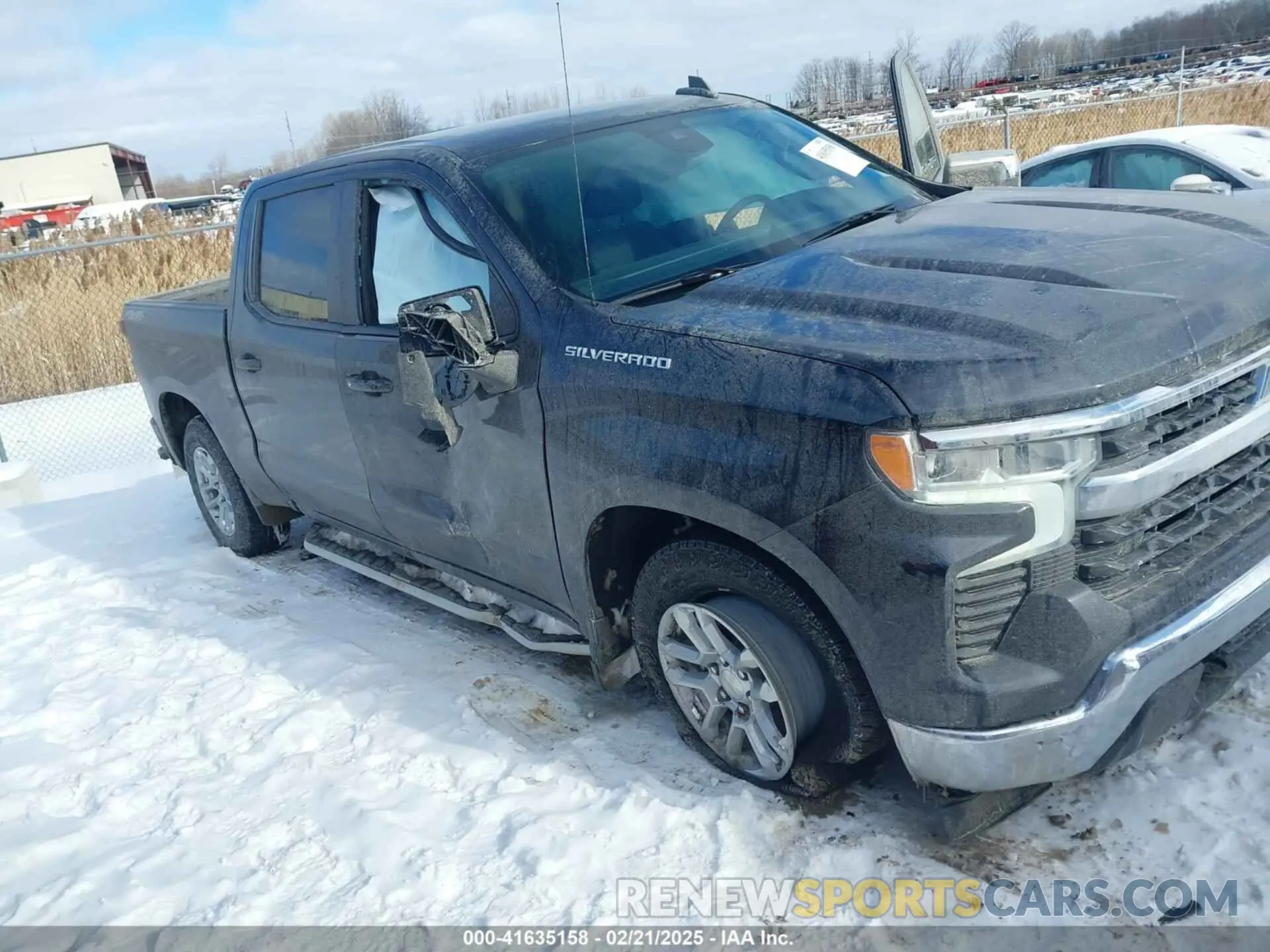 6 Фотография поврежденного автомобиля 1GCPDKEK5PZ191350 CHEVROLET SILVERADO 1500 2023