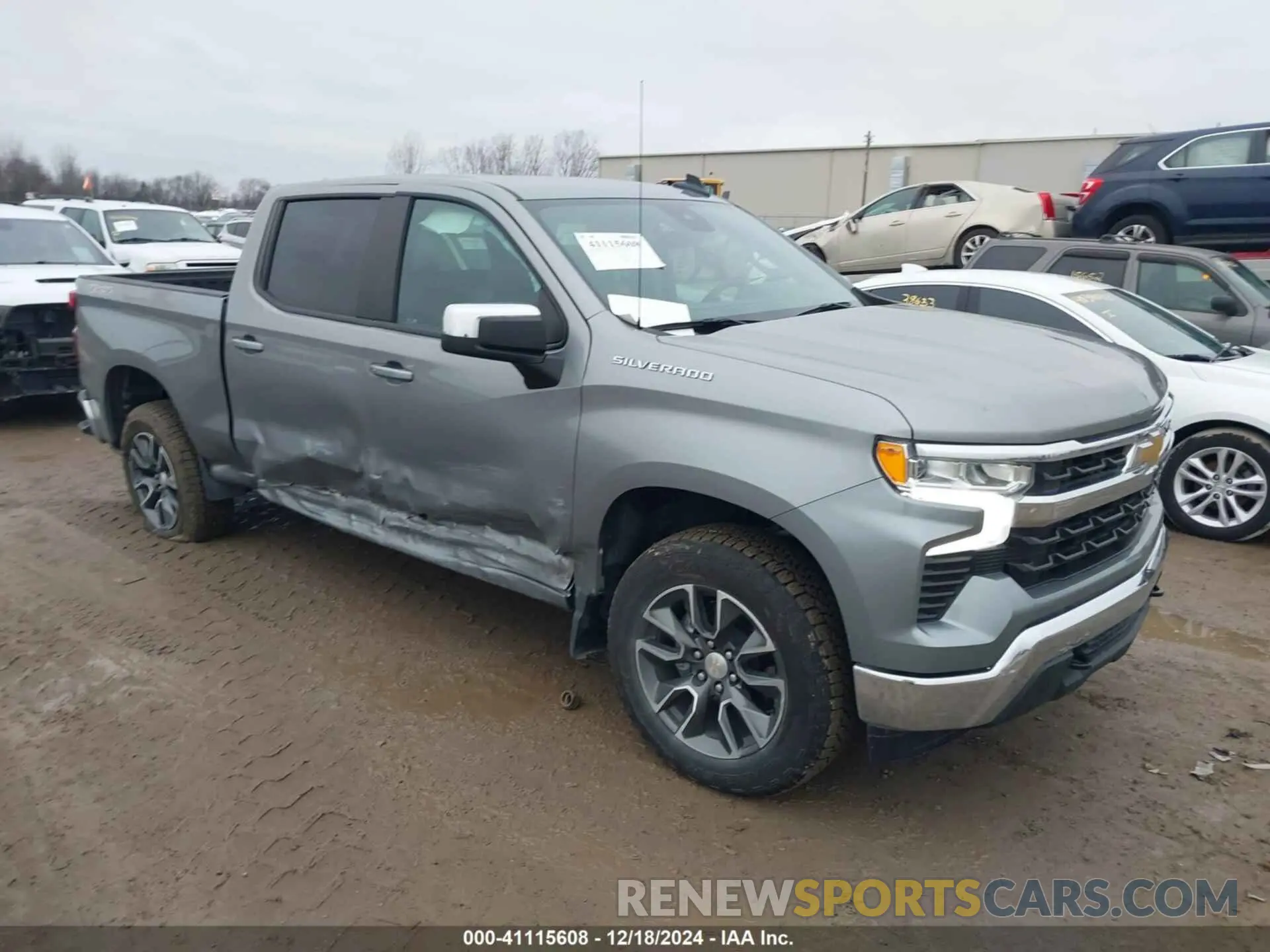 1 Фотография поврежденного автомобиля 1GCPDKEK6PZ181359 CHEVROLET SILVERADO 1500 2023