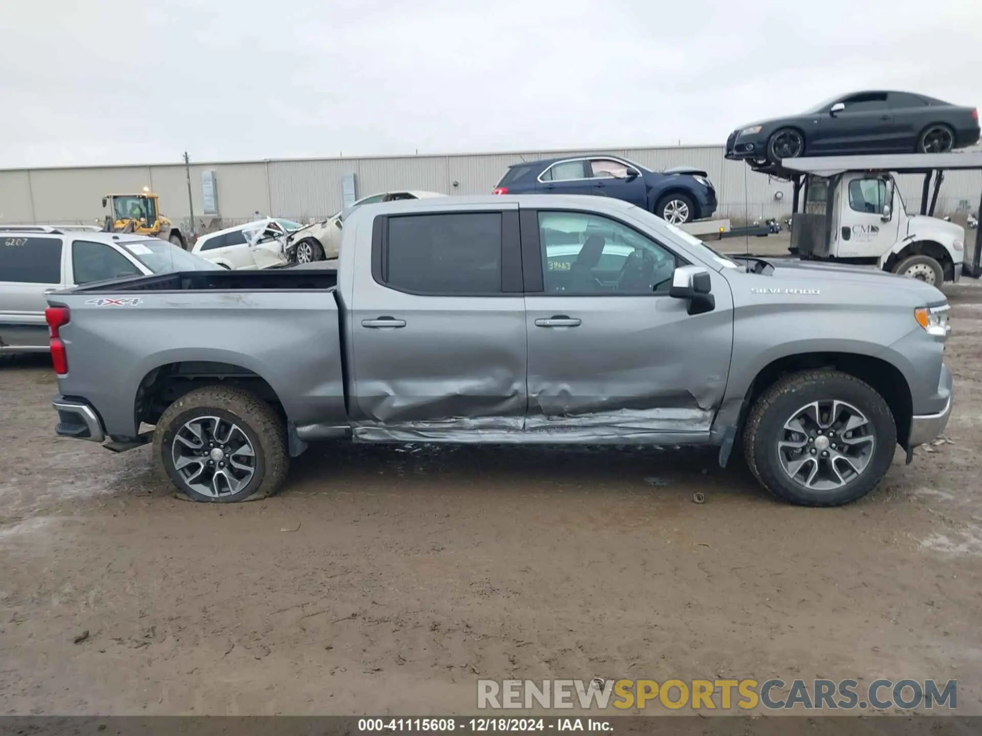13 Фотография поврежденного автомобиля 1GCPDKEK6PZ181359 CHEVROLET SILVERADO 1500 2023