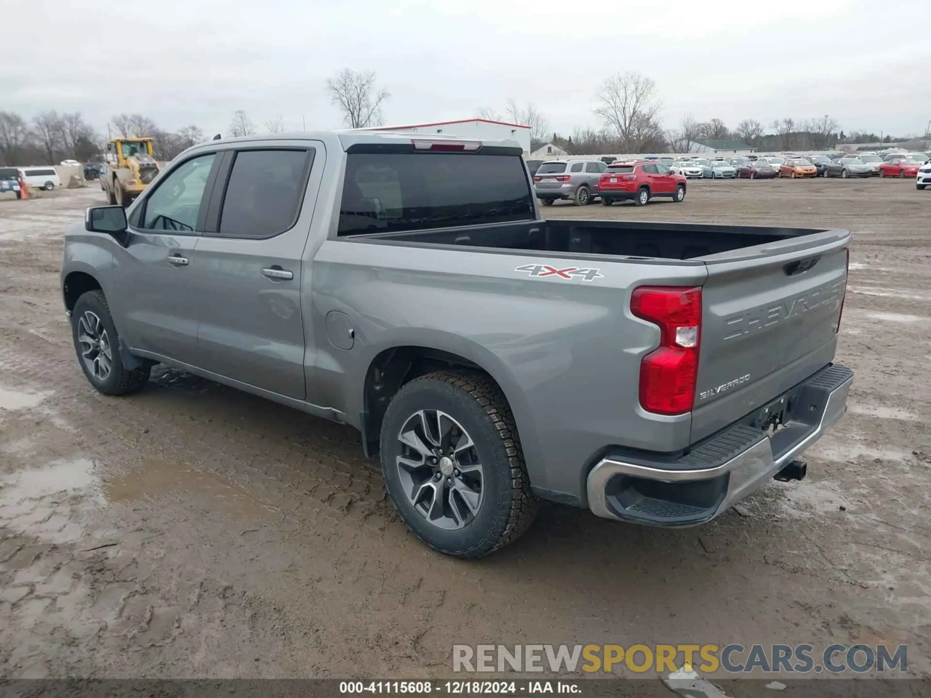 3 Фотография поврежденного автомобиля 1GCPDKEK6PZ181359 CHEVROLET SILVERADO 1500 2023