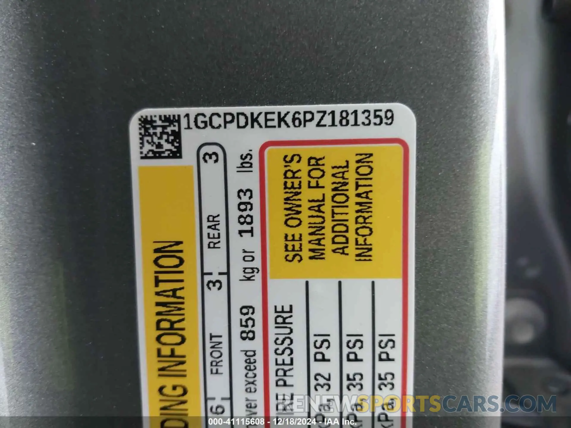 9 Фотография поврежденного автомобиля 1GCPDKEK6PZ181359 CHEVROLET SILVERADO 1500 2023