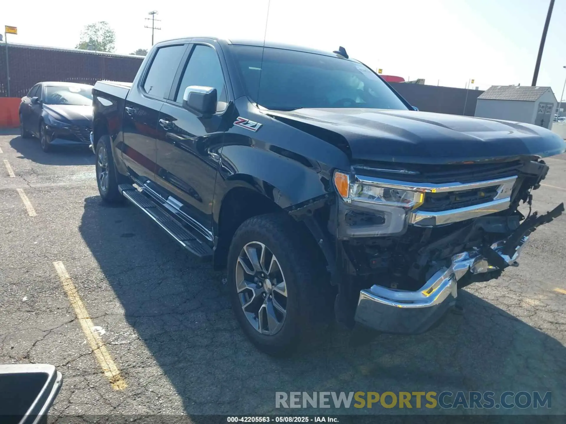 1 Фотография поврежденного автомобиля 1GCUDDED8PZ311819 CHEVROLET SILVERADO 1500 2023