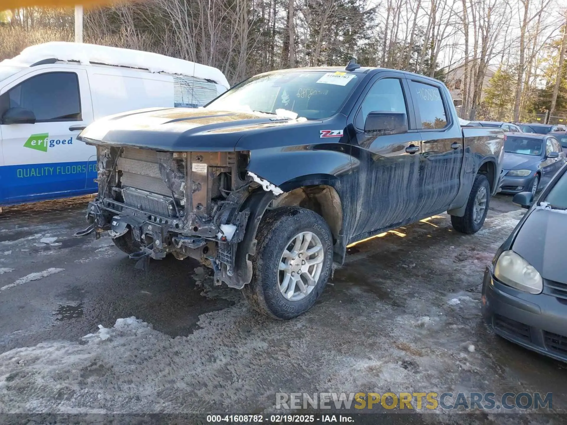 2 Фотография поврежденного автомобиля 1GCUDEE81PZ123622 CHEVROLET SILVERADO 1500 2023