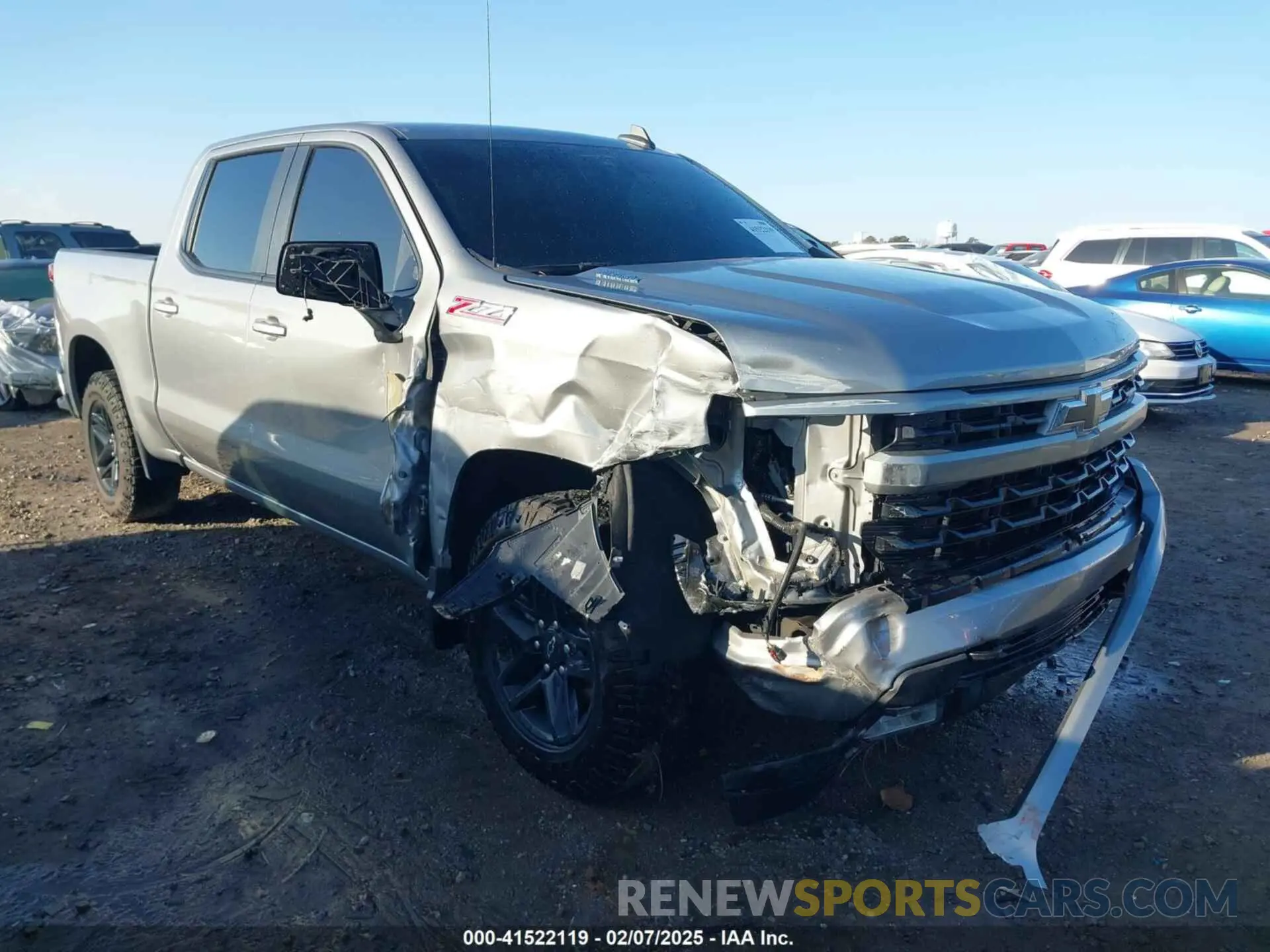 1 Фотография поврежденного автомобиля 1GCUDEE83PZ220384 CHEVROLET SILVERADO 1500 2023