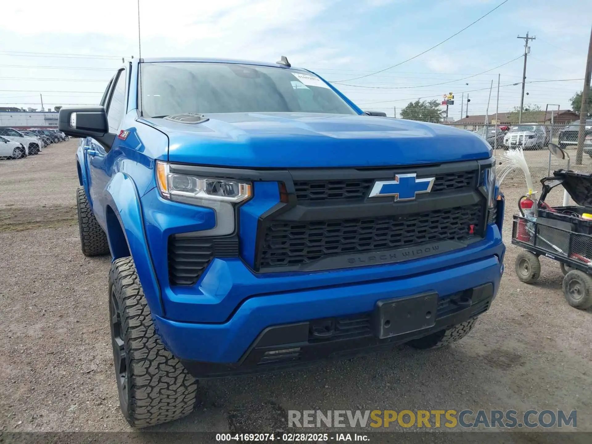 1 Photograph of a damaged car 1GCUDEED4PZ279926 CHEVROLET SILVERADO 1500 2023
