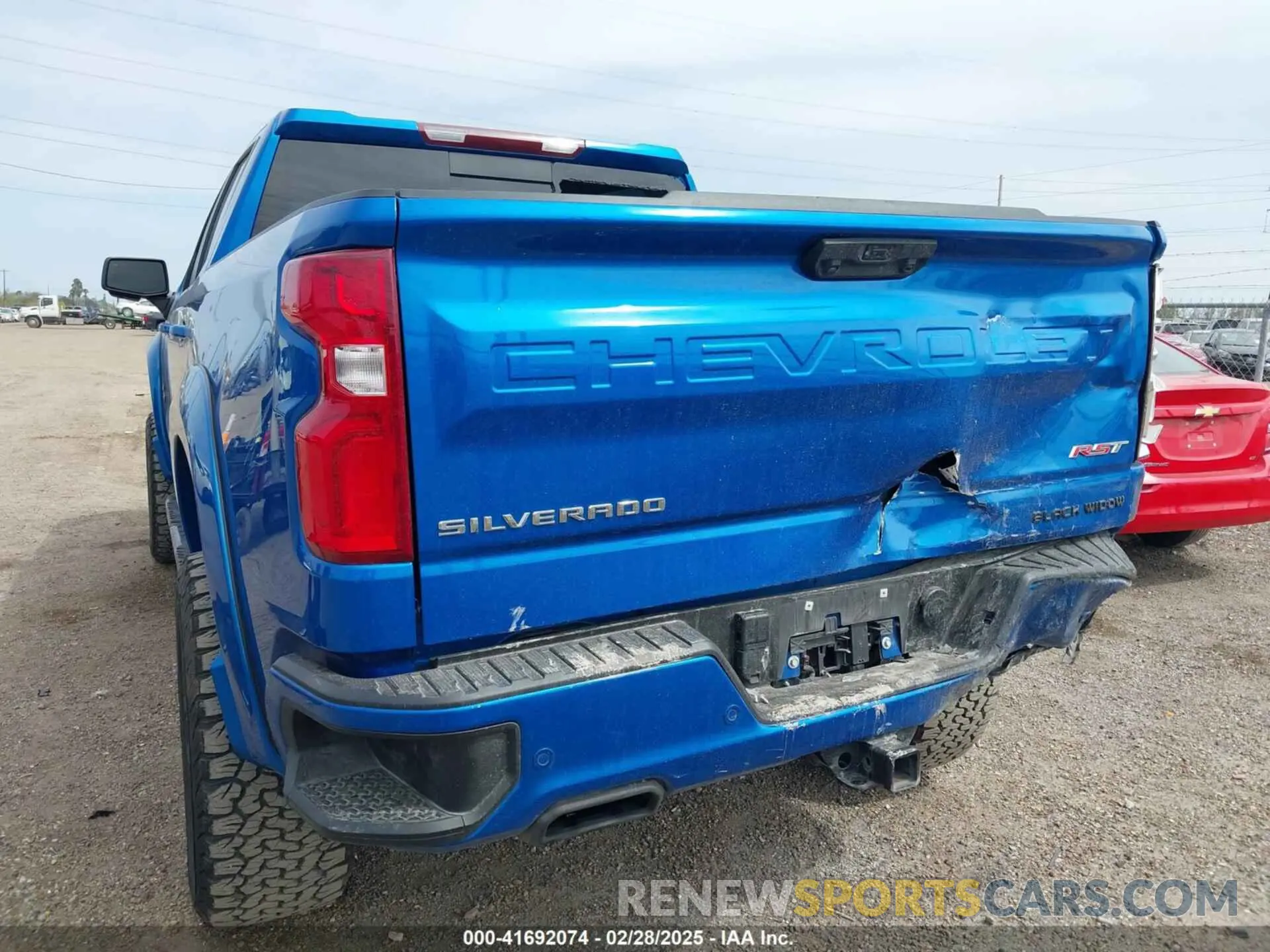 3 Photograph of a damaged car 1GCUDEED4PZ279926 CHEVROLET SILVERADO 1500 2023