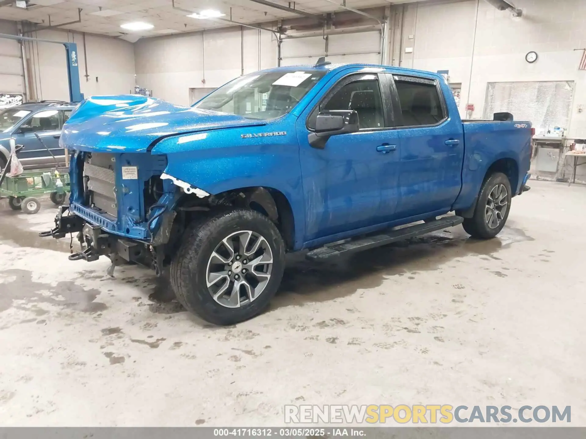 2 Photograph of a damaged car 1GCUDEED7PZ110340 CHEVROLET SILVERADO 1500 2023