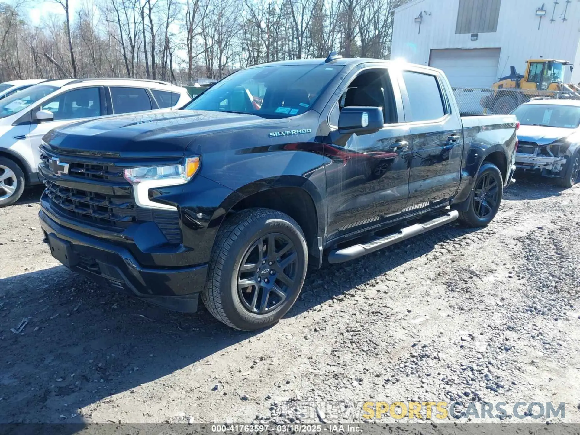 2 Фотография поврежденного автомобиля 1GCUDEEL4PZ303326 CHEVROLET SILVERADO 1500 2023