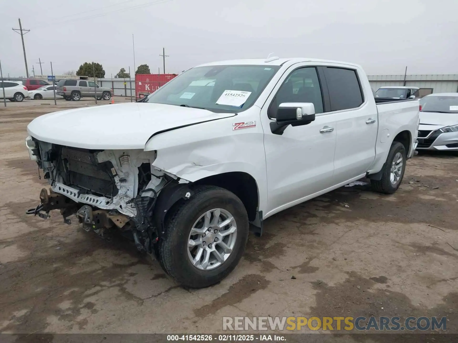 2 Фотография поврежденного автомобиля 1GCUDGED8PZ111413 CHEVROLET SILVERADO 1500 2023