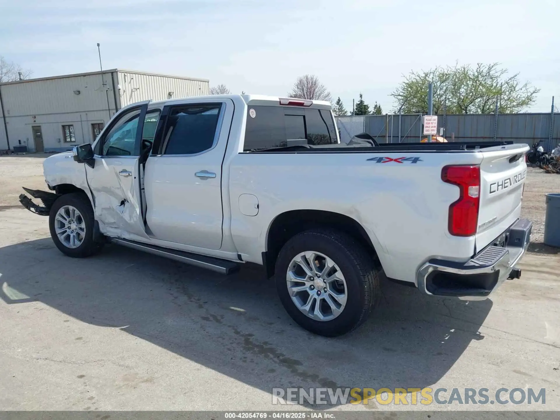 3 Photograph of a damaged car 1GCUDGEDXPZ127242 CHEVROLET SILVERADO 1500 2023