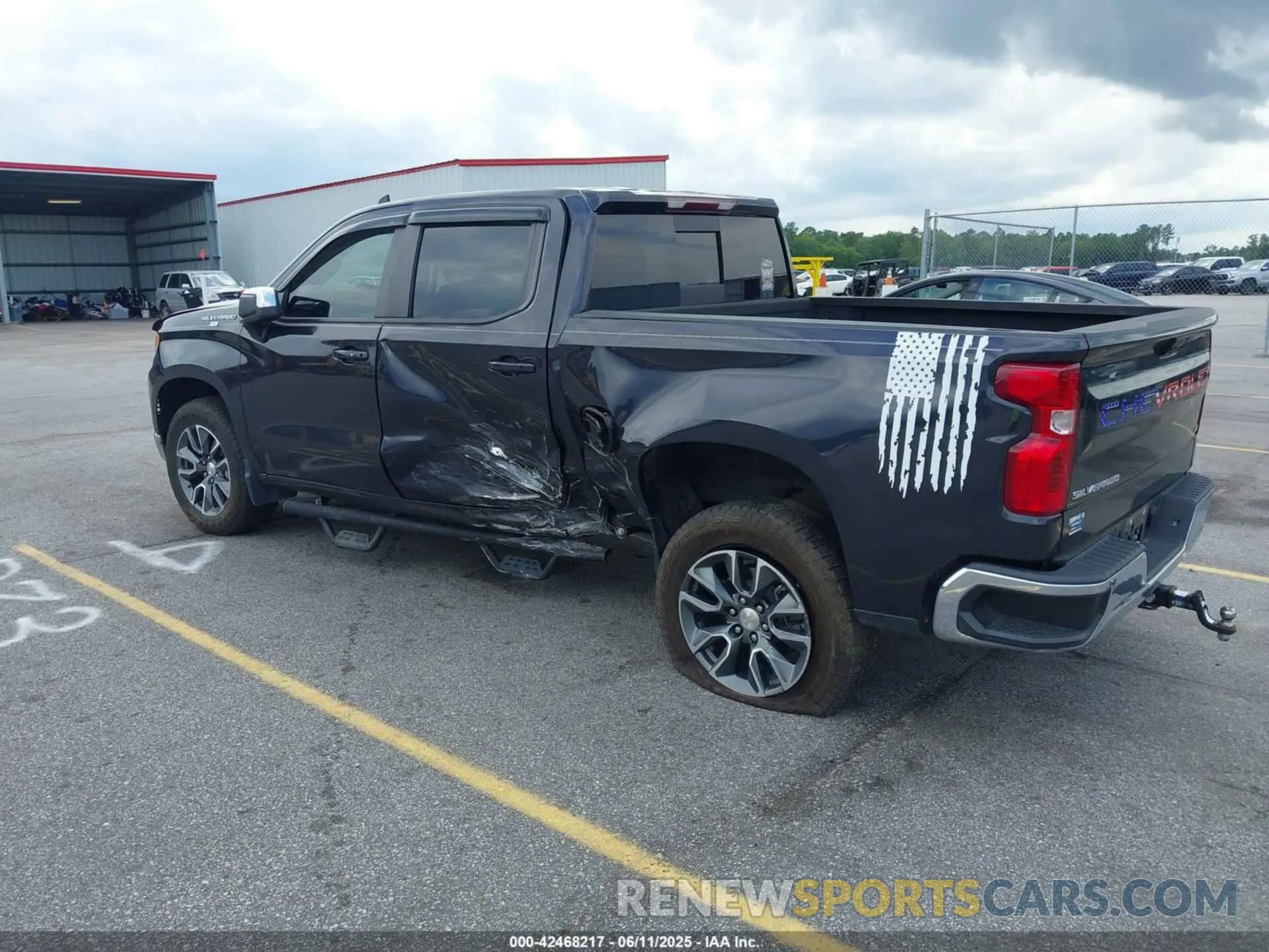 3 Photograph of a damaged car 2GCPACED2P1140798 CHEVROLET SILVERADO 1500 2023