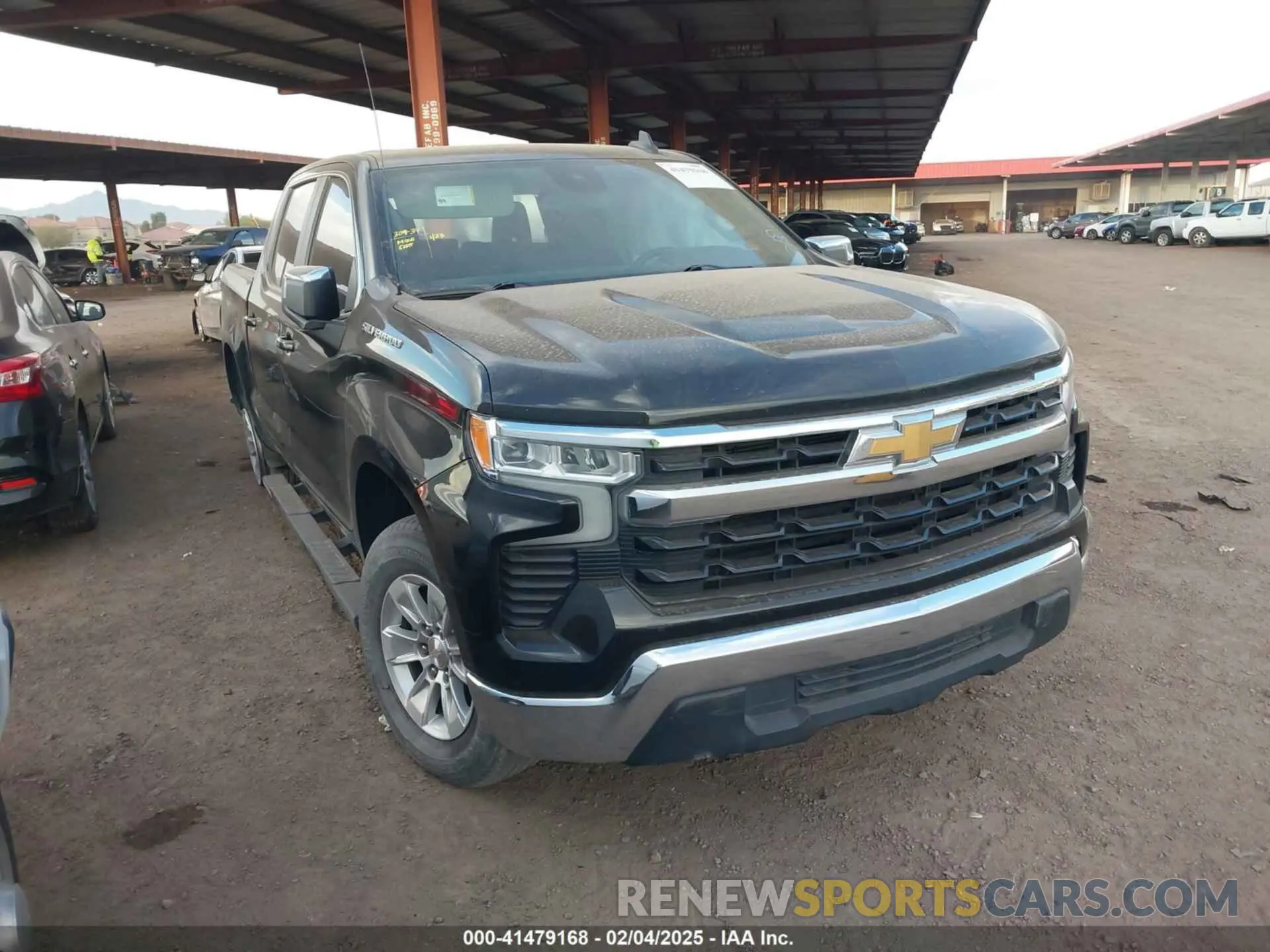 1 Фотография поврежденного автомобиля 2GCPACED6P1115306 CHEVROLET SILVERADO 1500 2023