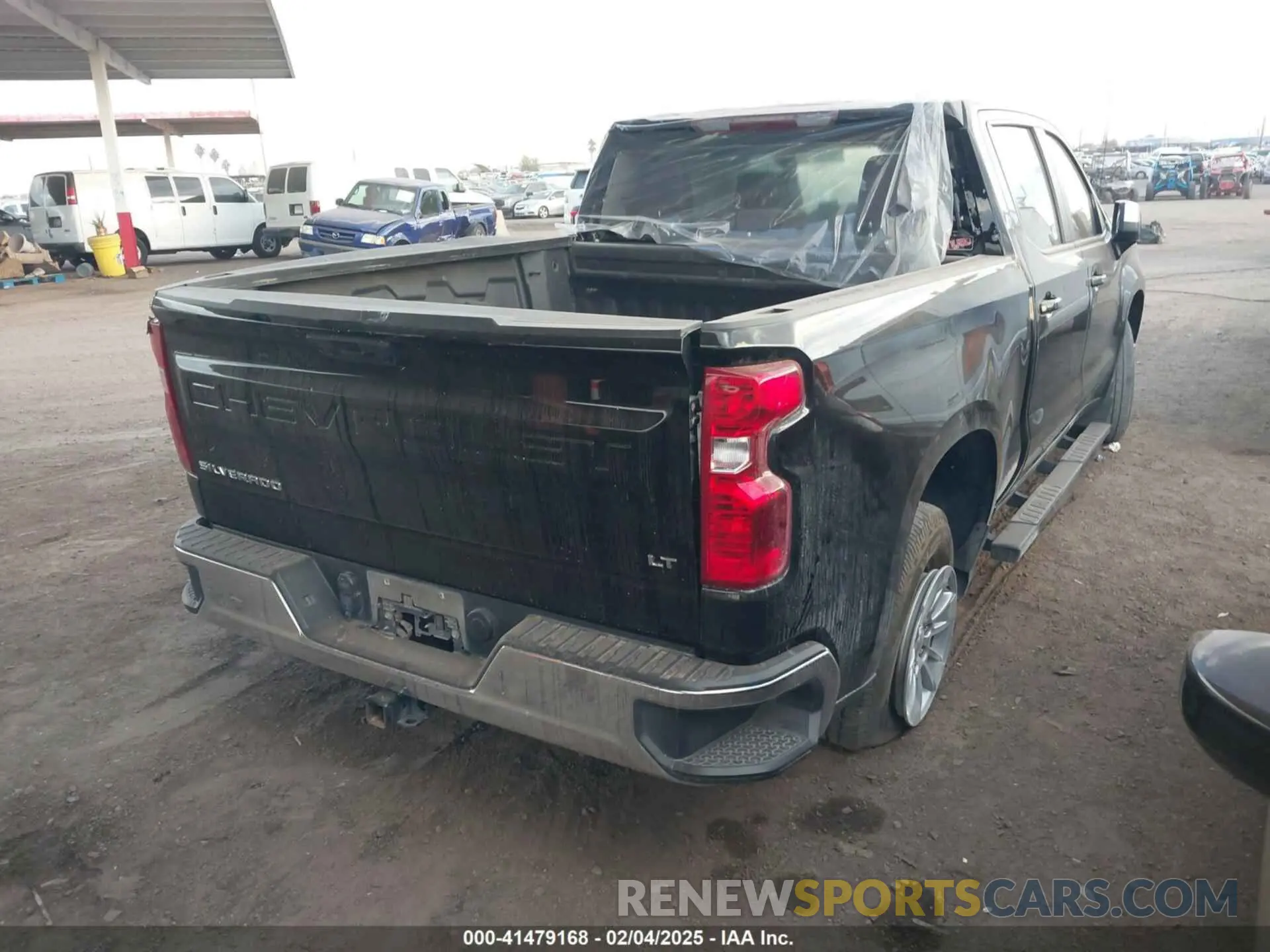 4 Фотография поврежденного автомобиля 2GCPACED6P1115306 CHEVROLET SILVERADO 1500 2023
