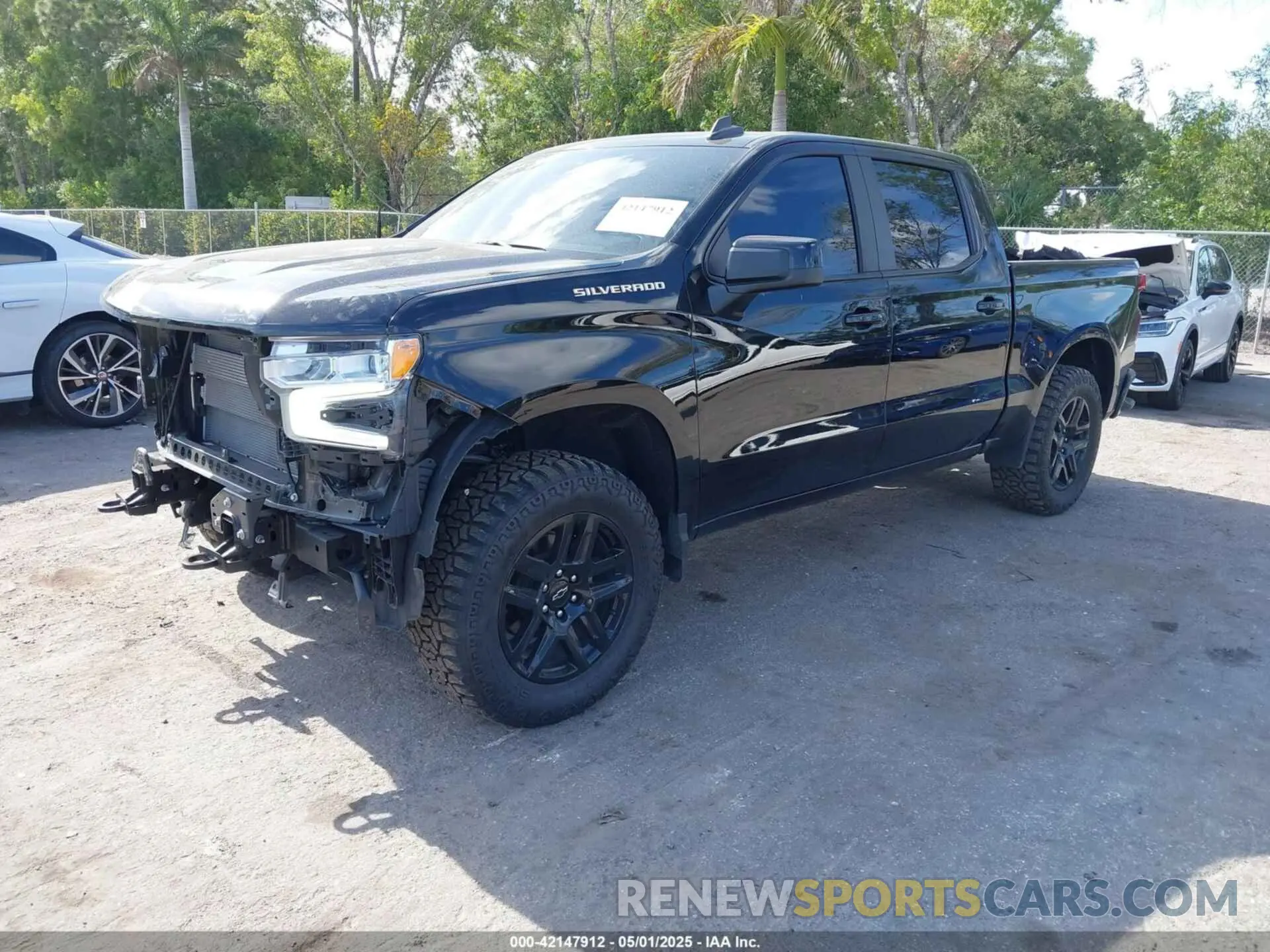 2 Фотография поврежденного автомобиля 2GCPADED5P1154457 CHEVROLET SILVERADO 1500 2023