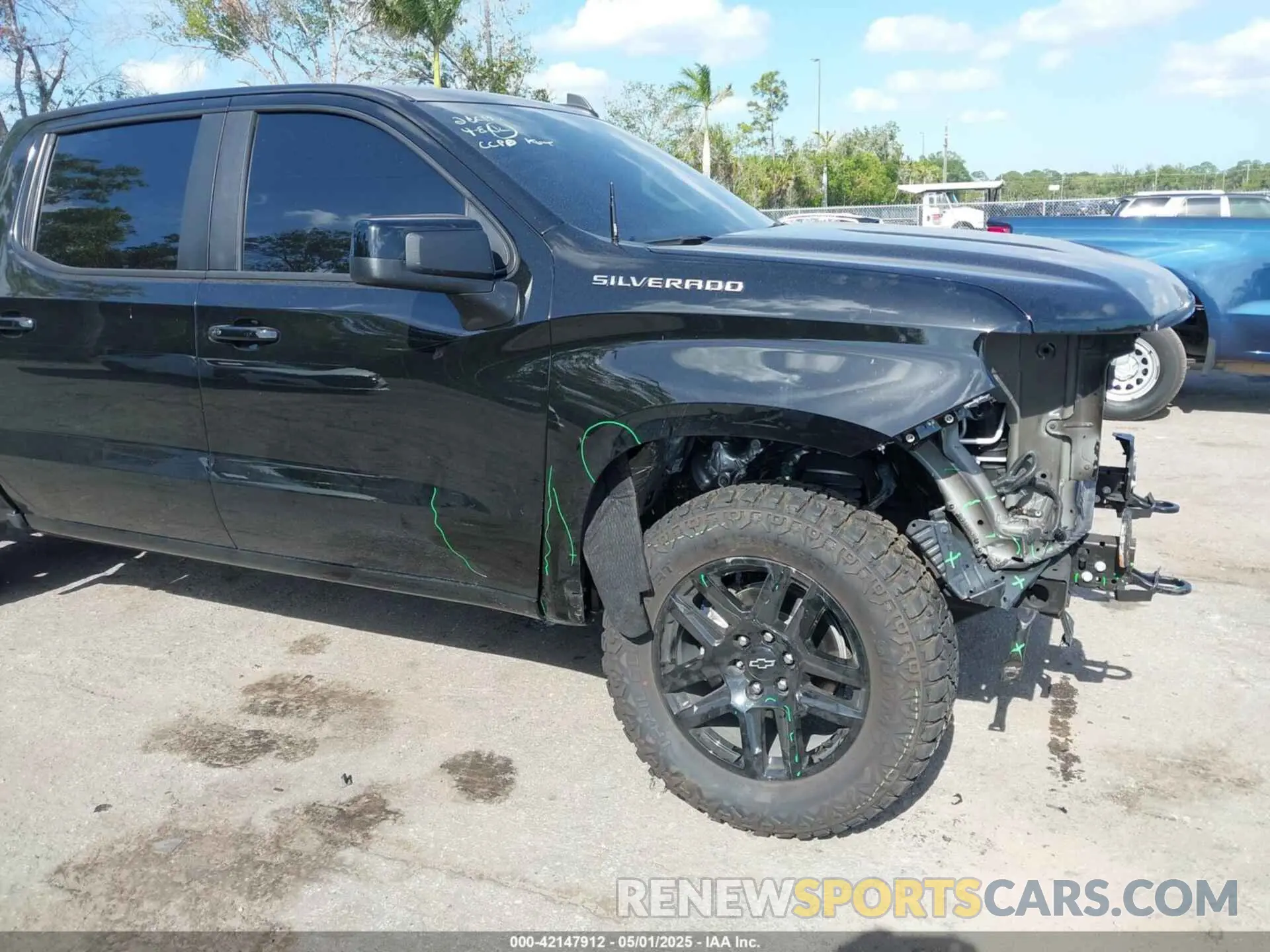 6 Фотография поврежденного автомобиля 2GCPADED5P1154457 CHEVROLET SILVERADO 1500 2023