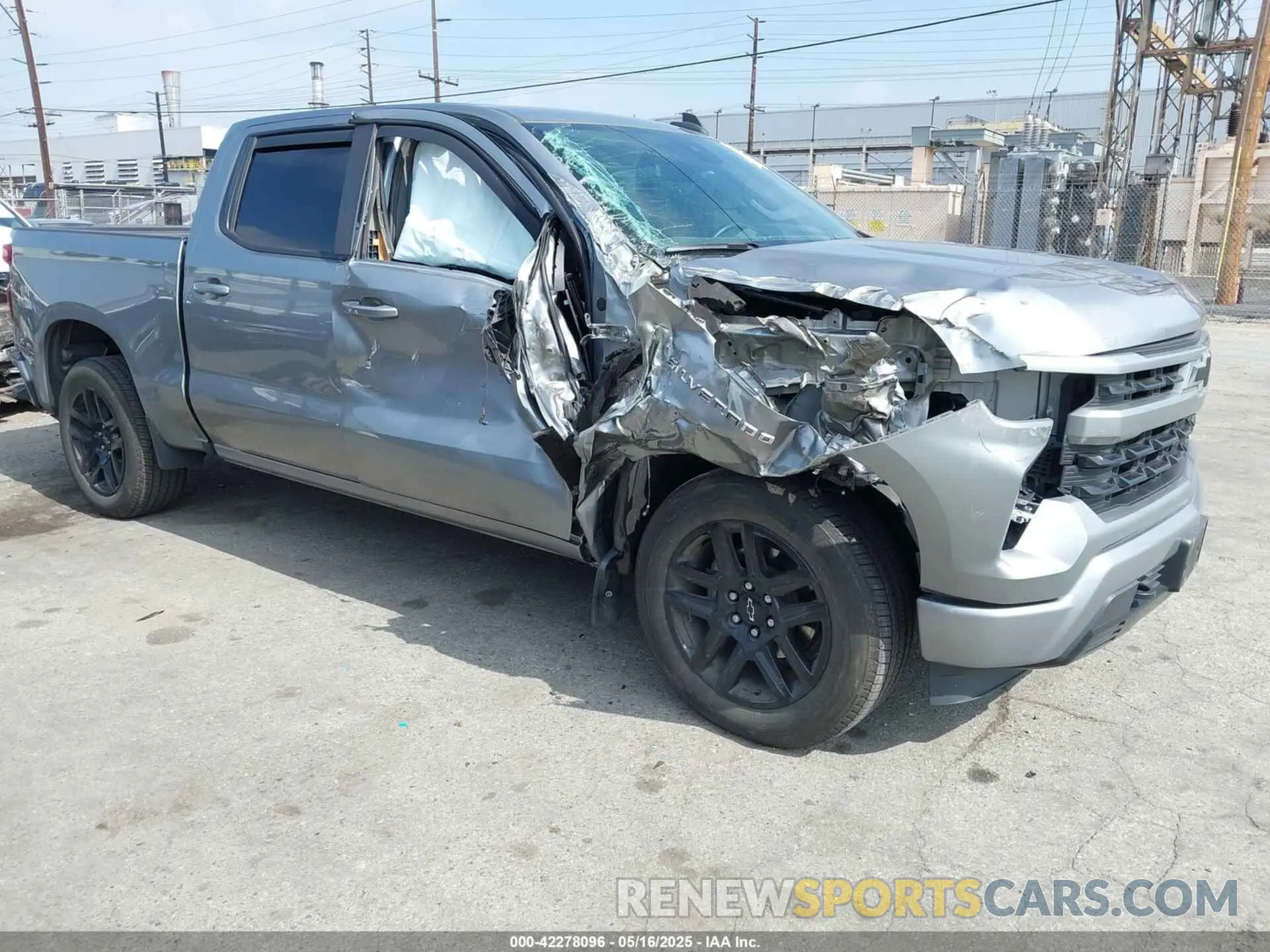 1 Фотография поврежденного автомобиля 2GCPADED9P1150363 CHEVROLET SILVERADO 1500 2023