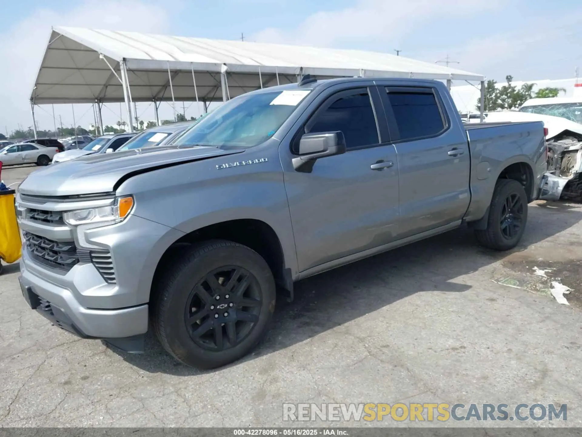 2 Фотография поврежденного автомобиля 2GCPADED9P1150363 CHEVROLET SILVERADO 1500 2023