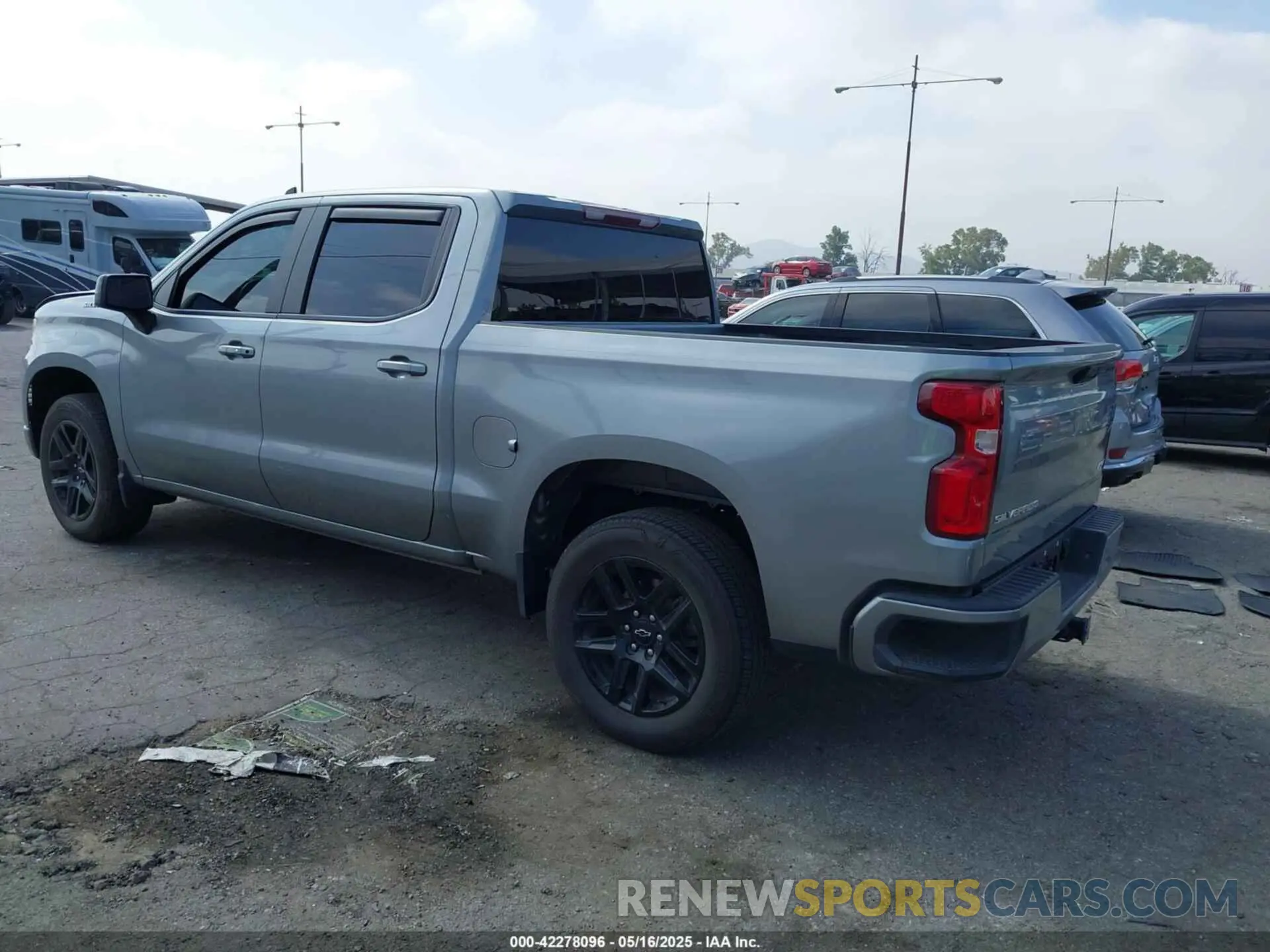 3 Фотография поврежденного автомобиля 2GCPADED9P1150363 CHEVROLET SILVERADO 1500 2023