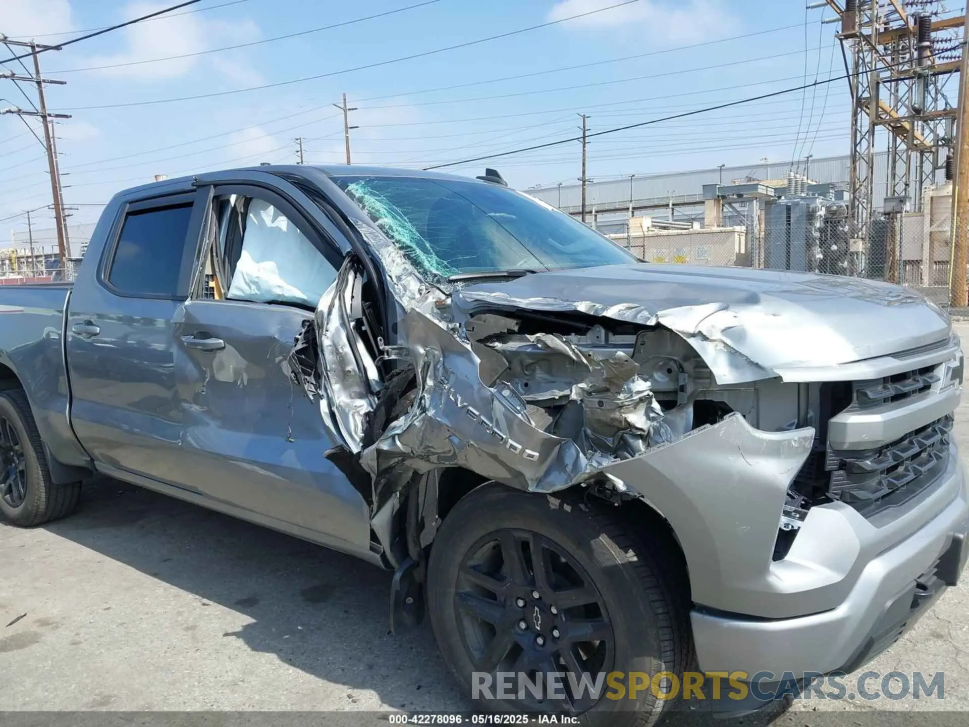 6 Фотография поврежденного автомобиля 2GCPADED9P1150363 CHEVROLET SILVERADO 1500 2023