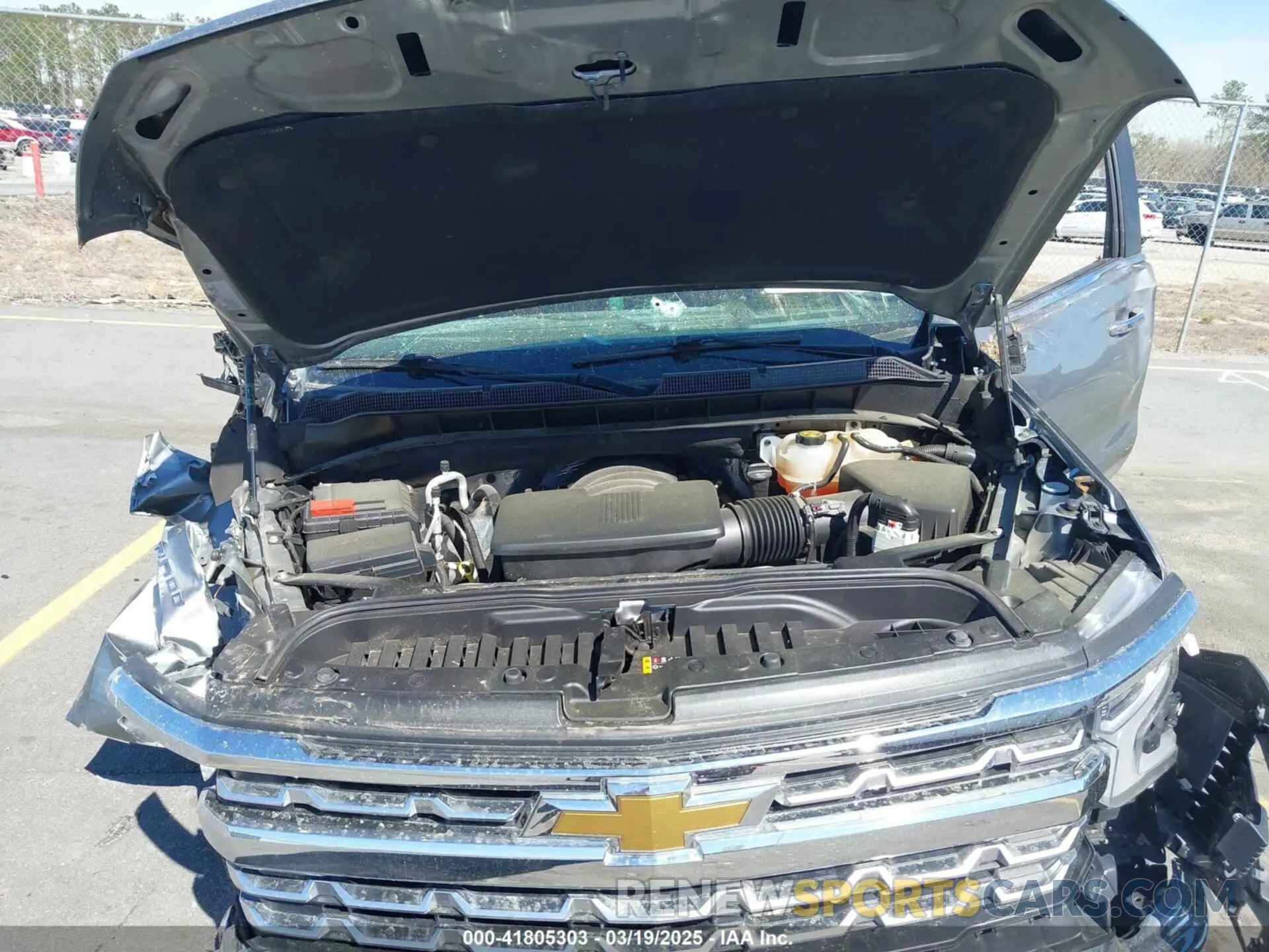 10 Photograph of a damaged car 2GCPAEEDXP1111528 CHEVROLET SILVERADO 1500 2023