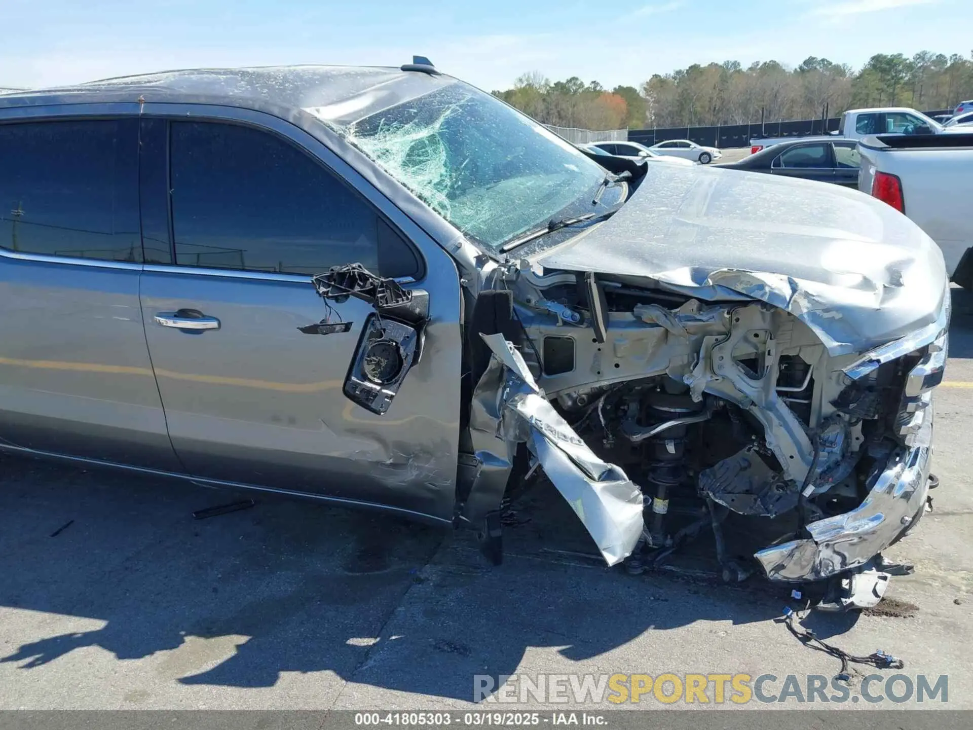 18 Photograph of a damaged car 2GCPAEEDXP1111528 CHEVROLET SILVERADO 1500 2023