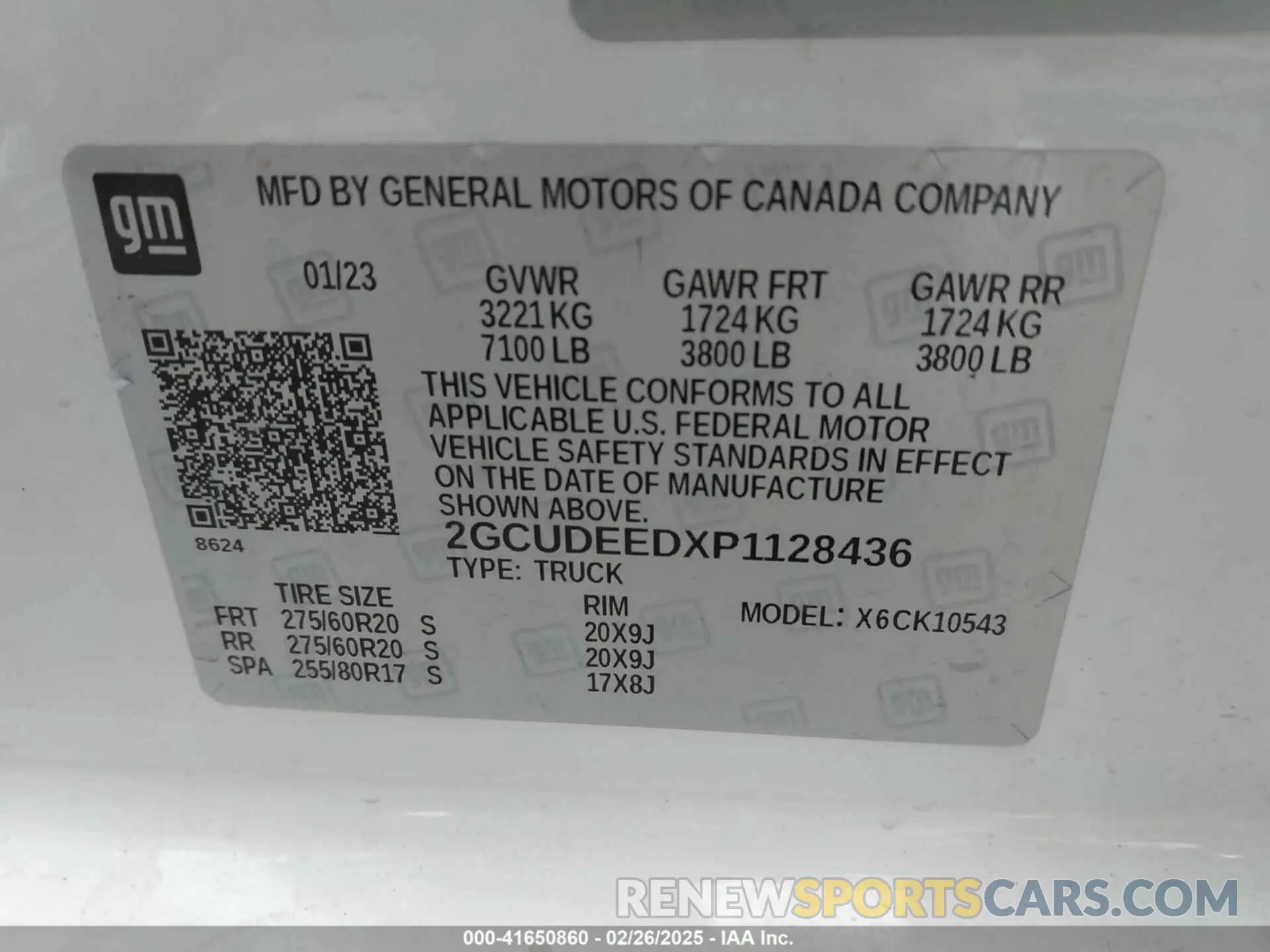 9 Photograph of a damaged car 2GCUDEEDXP1128436 CHEVROLET SILVERADO 1500 2023