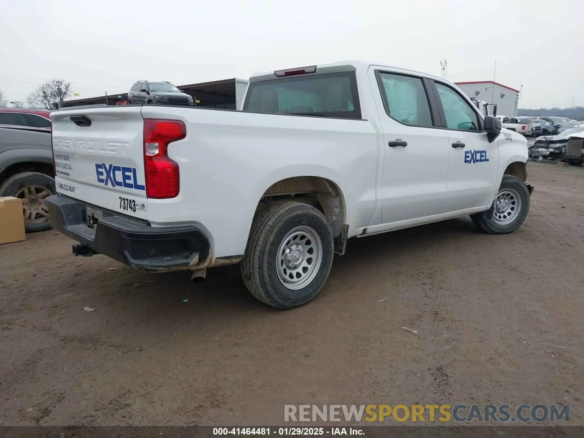 4 Photograph of a damaged car 3GCPAAEK9PG306874 CHEVROLET SILVERADO 1500 2023