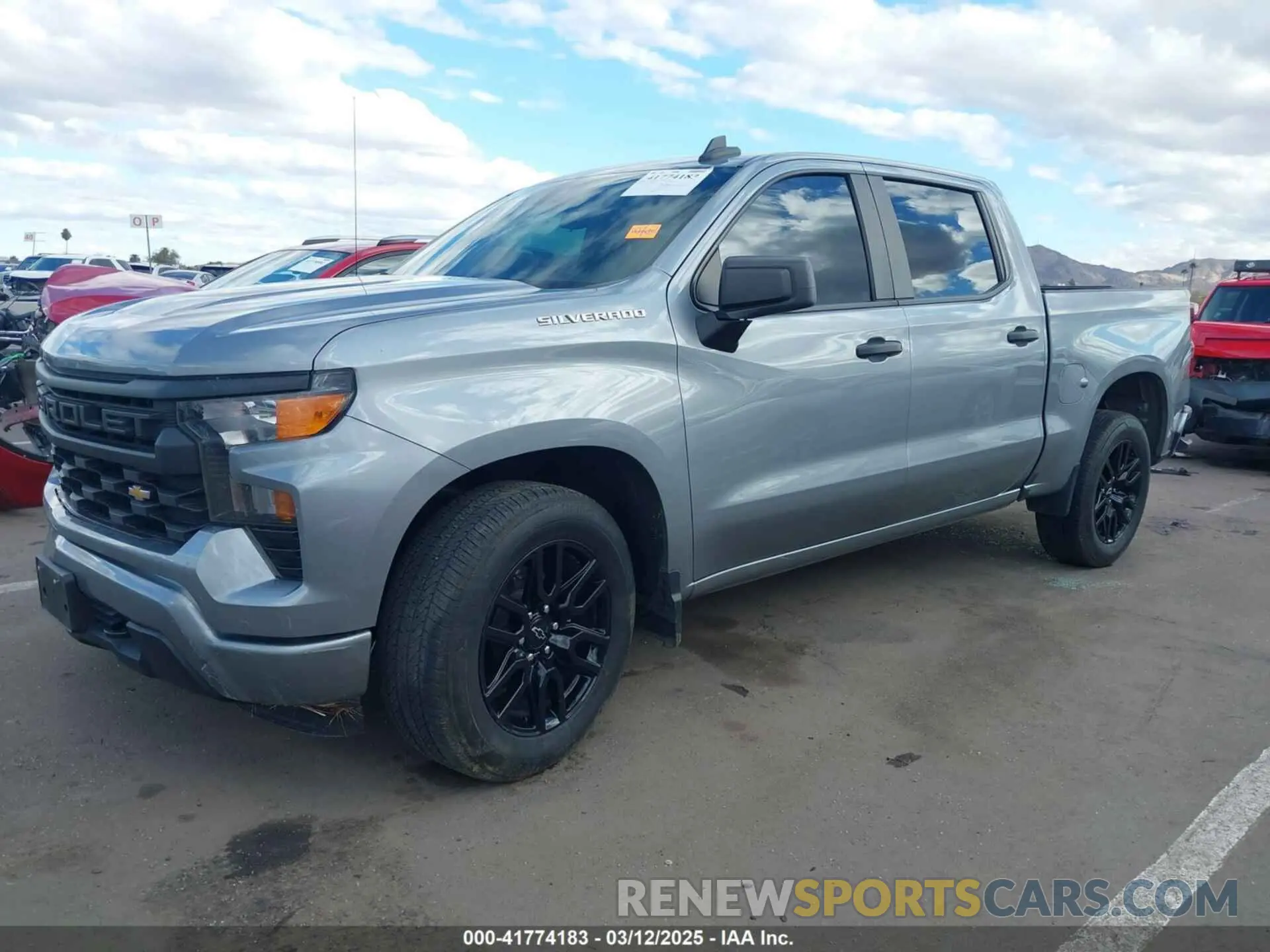 2 Фотография поврежденного автомобиля 3GCPABEK0PG172648 CHEVROLET SILVERADO 1500 2023