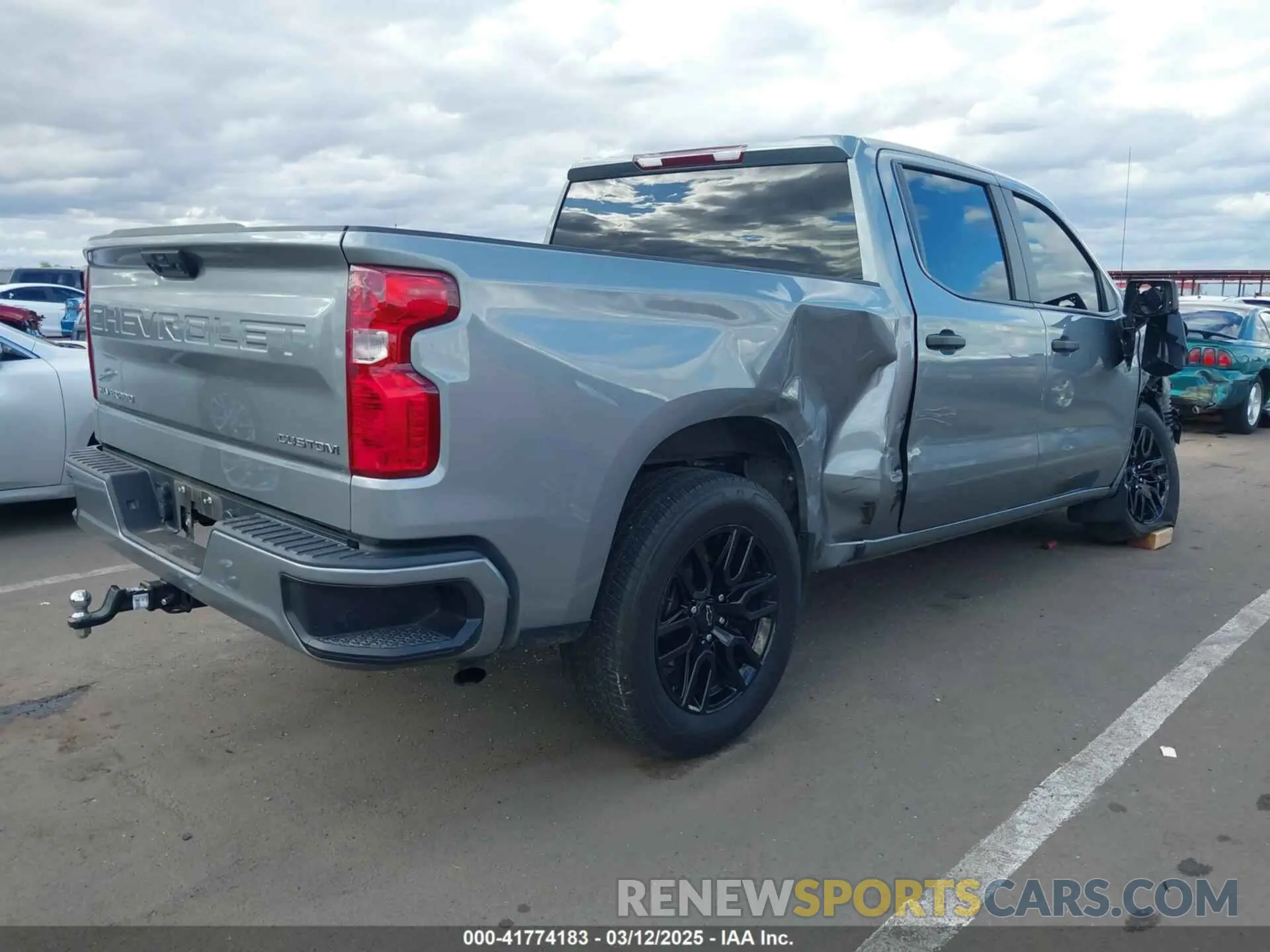 4 Фотография поврежденного автомобиля 3GCPABEK0PG172648 CHEVROLET SILVERADO 1500 2023
