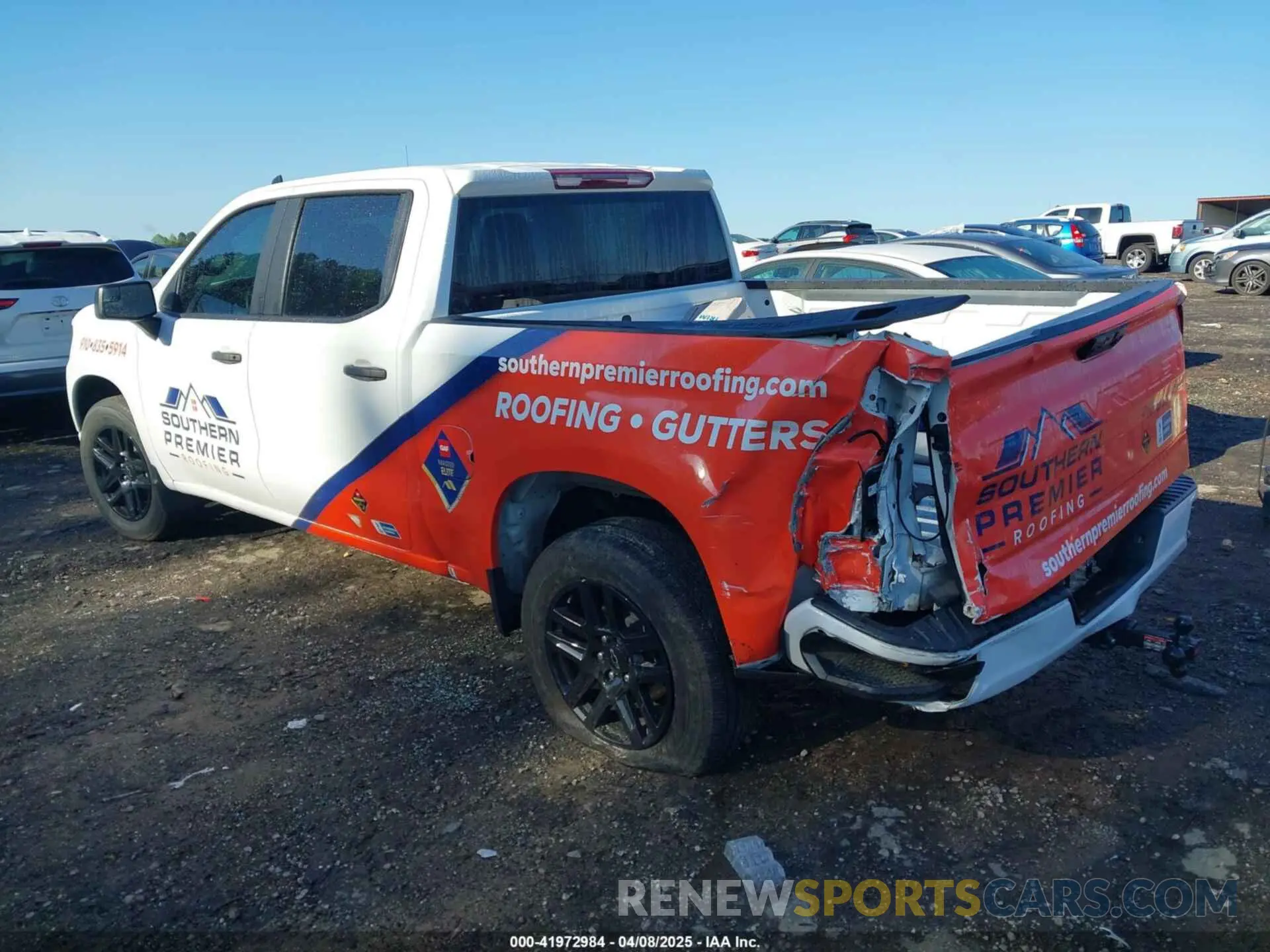 3 Photograph of a damaged car 3GCPABEK0PG207835 CHEVROLET SILVERADO 1500 2023