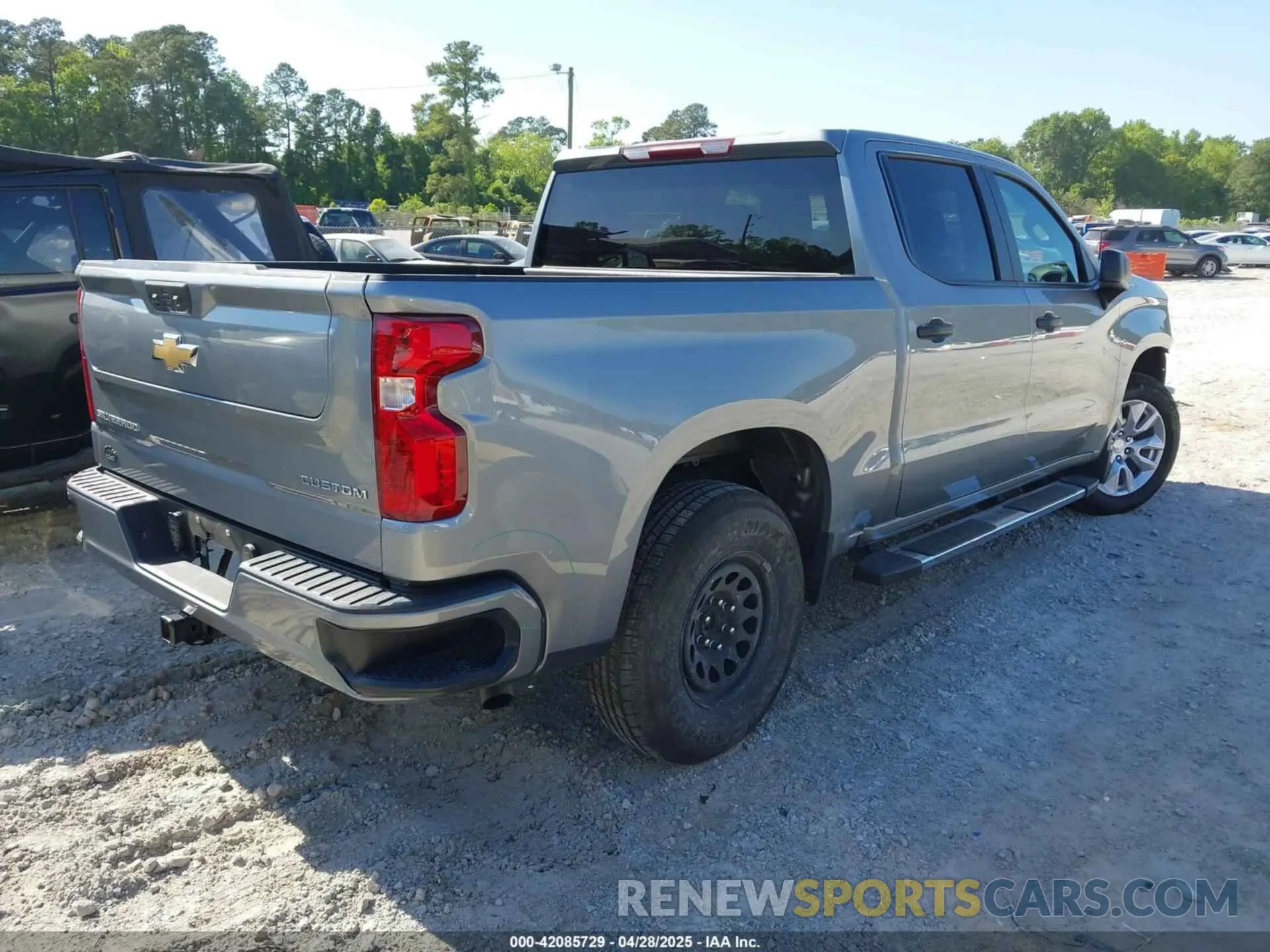 4 Фотография поврежденного автомобиля 3GCPABEK5PG153934 CHEVROLET SILVERADO 1500 2023