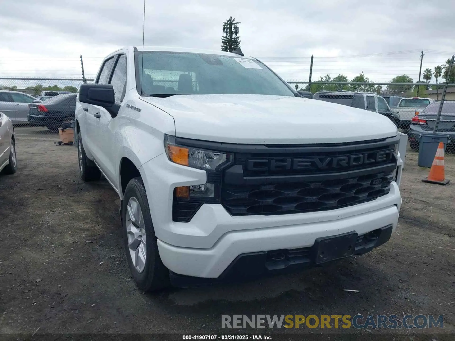 1 Photograph of a damaged car 3GCPABEKXPG189974 CHEVROLET SILVERADO 1500 2023