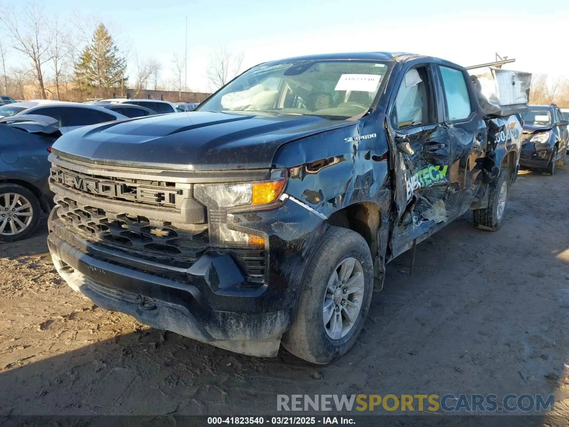 2 Фотография поврежденного автомобиля 3GCPDAEK5PG102600 CHEVROLET SILVERADO 1500 2023