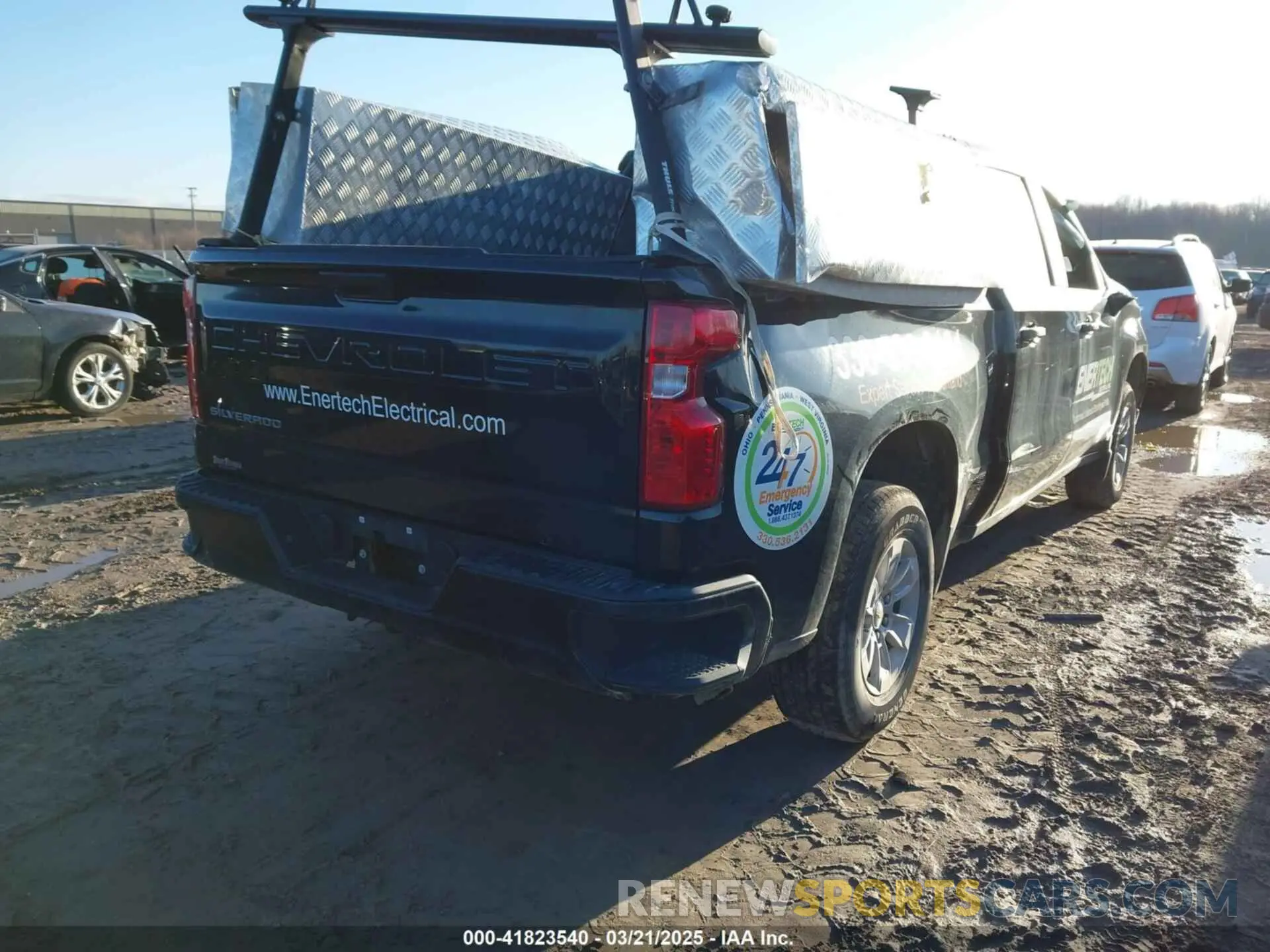 4 Фотография поврежденного автомобиля 3GCPDAEK5PG102600 CHEVROLET SILVERADO 1500 2023
