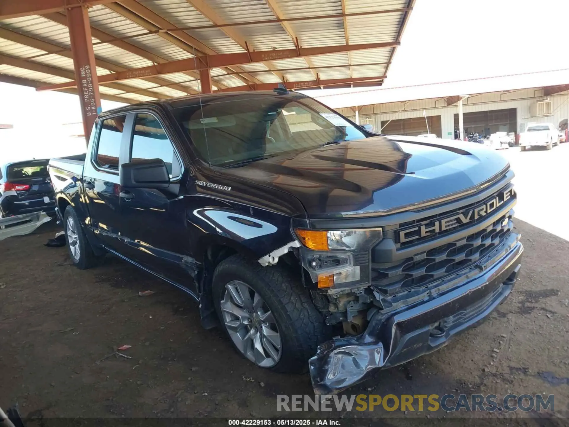 1 Photograph of a damaged car 3GCPDBEK4PG197124 CHEVROLET SILVERADO 1500 2023