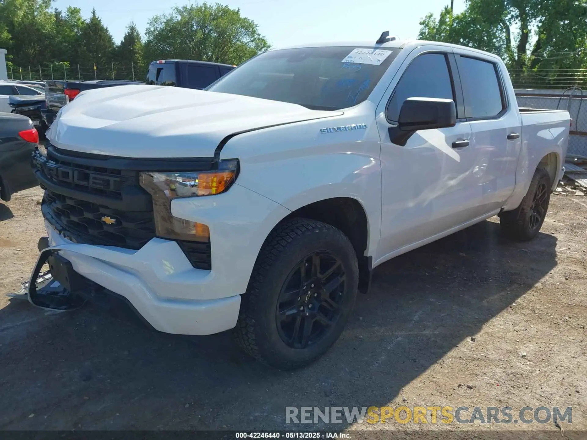 2 Photograph of a damaged car 3GCPDBEK5PG141483 CHEVROLET SILVERADO 1500 2023