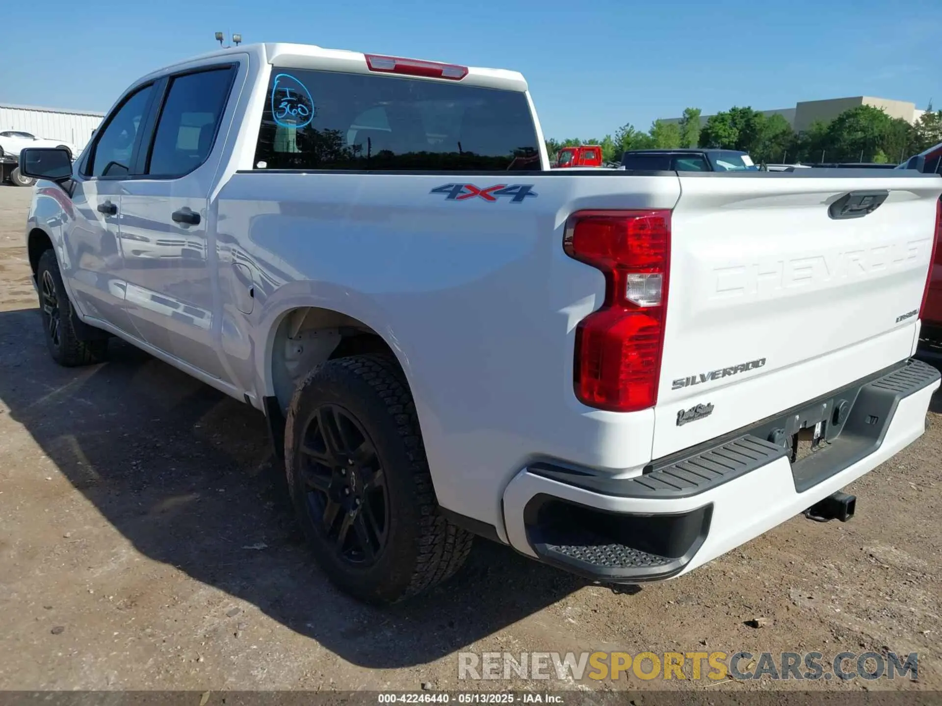 3 Photograph of a damaged car 3GCPDBEK5PG141483 CHEVROLET SILVERADO 1500 2023