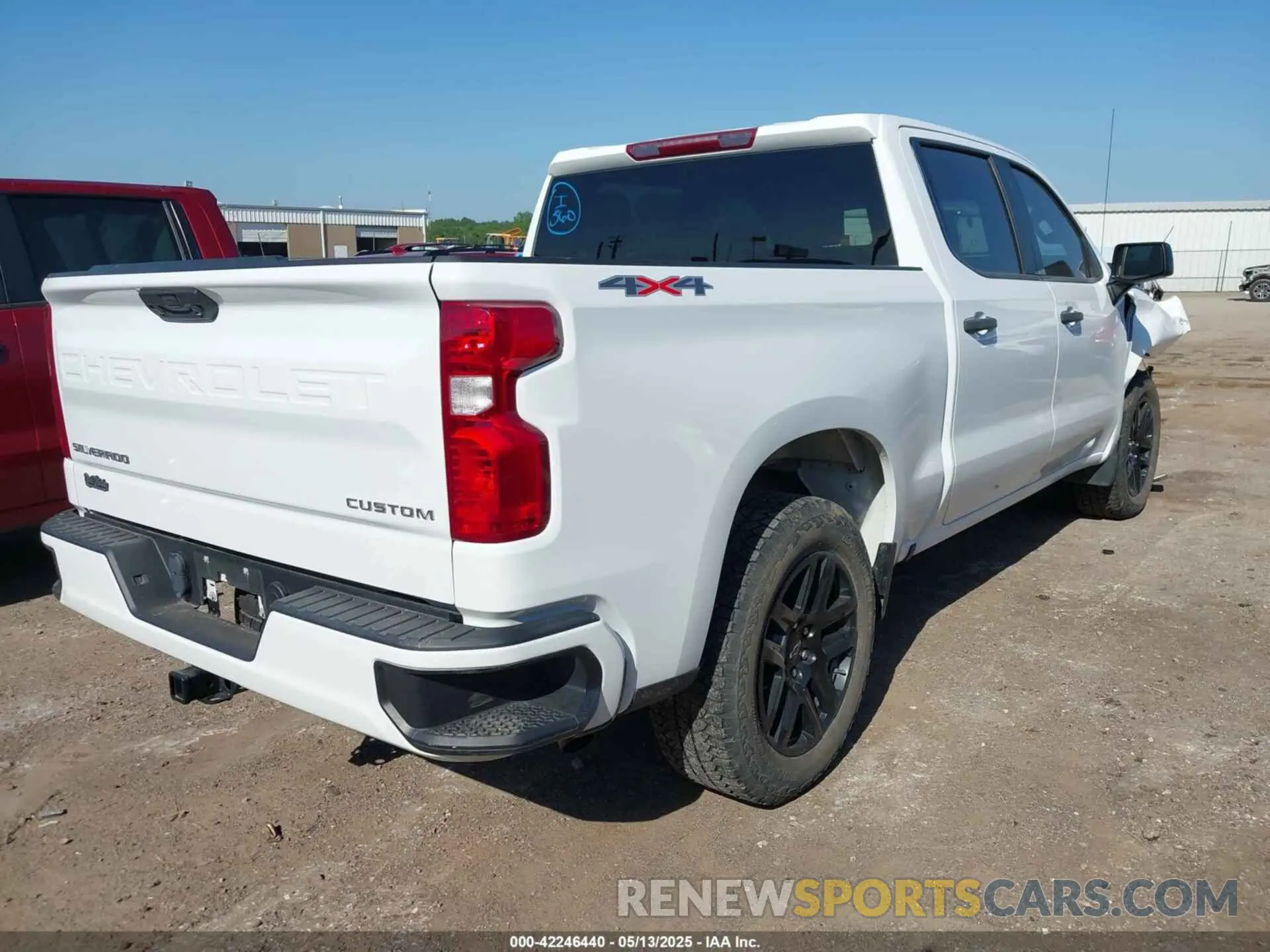 4 Photograph of a damaged car 3GCPDBEK5PG141483 CHEVROLET SILVERADO 1500 2023