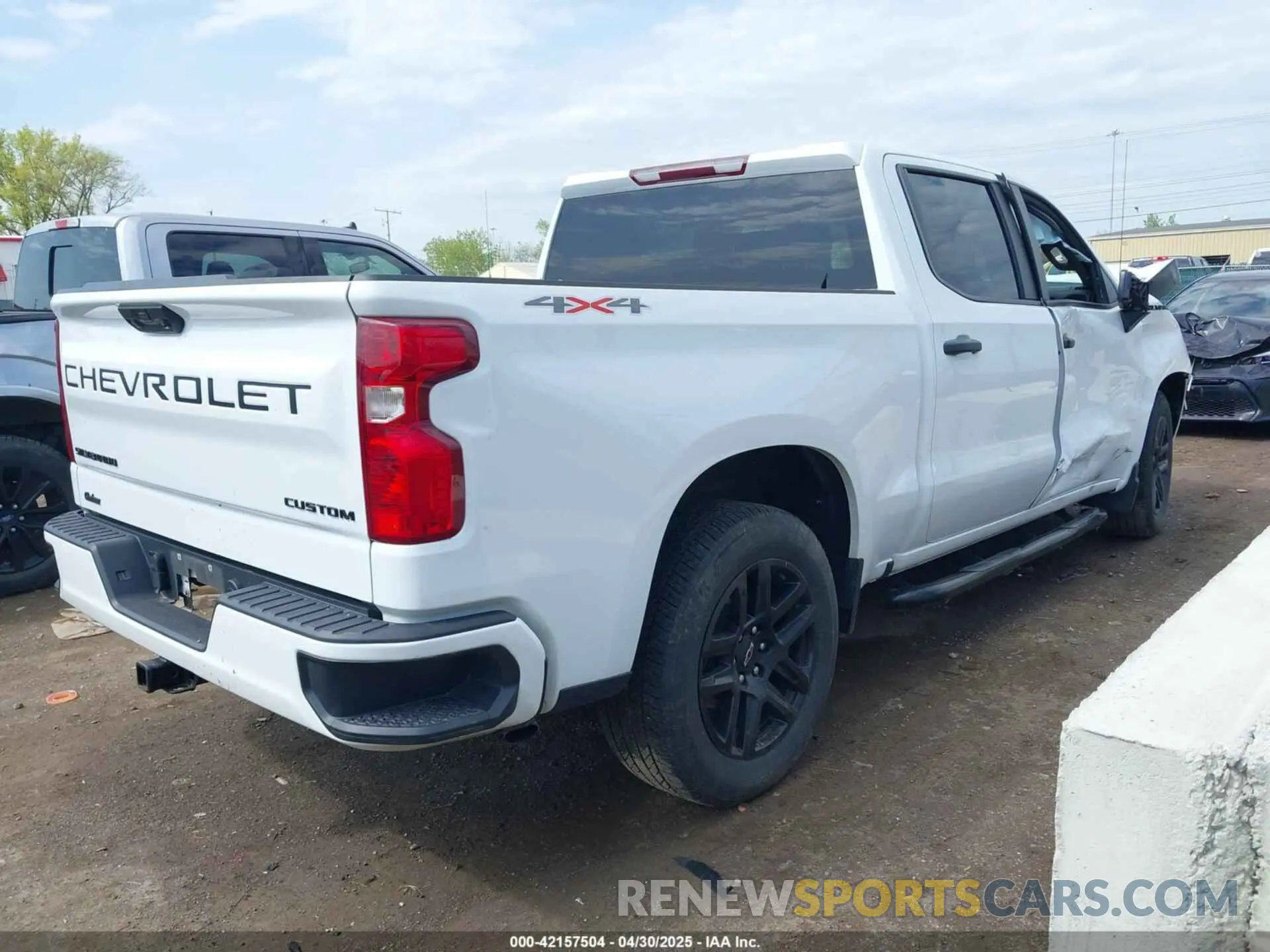 4 Фотография поврежденного автомобиля 3GCPDBEK5PG235217 CHEVROLET SILVERADO 1500 2023