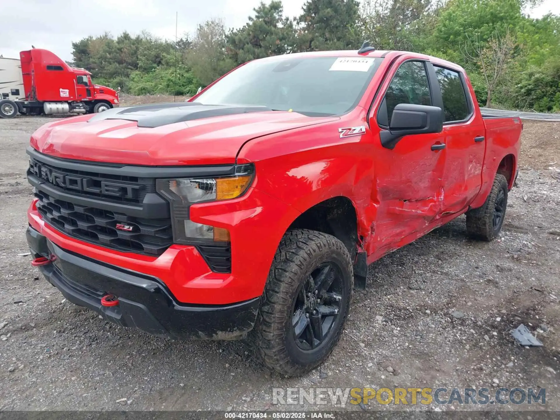 2 Photograph of a damaged car 3GCPDCEK3PG202089 CHEVROLET SILVERADO 1500 2023