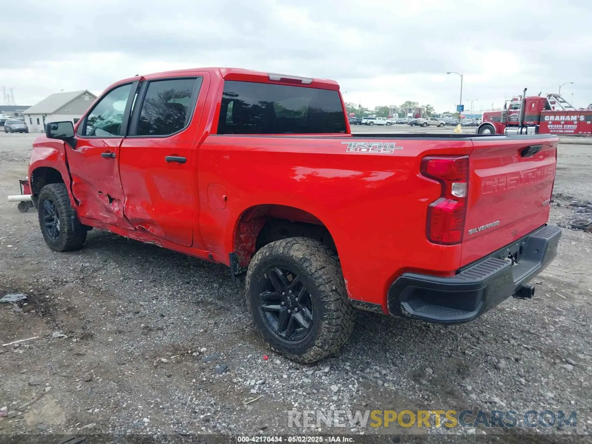 3 Photograph of a damaged car 3GCPDCEK3PG202089 CHEVROLET SILVERADO 1500 2023