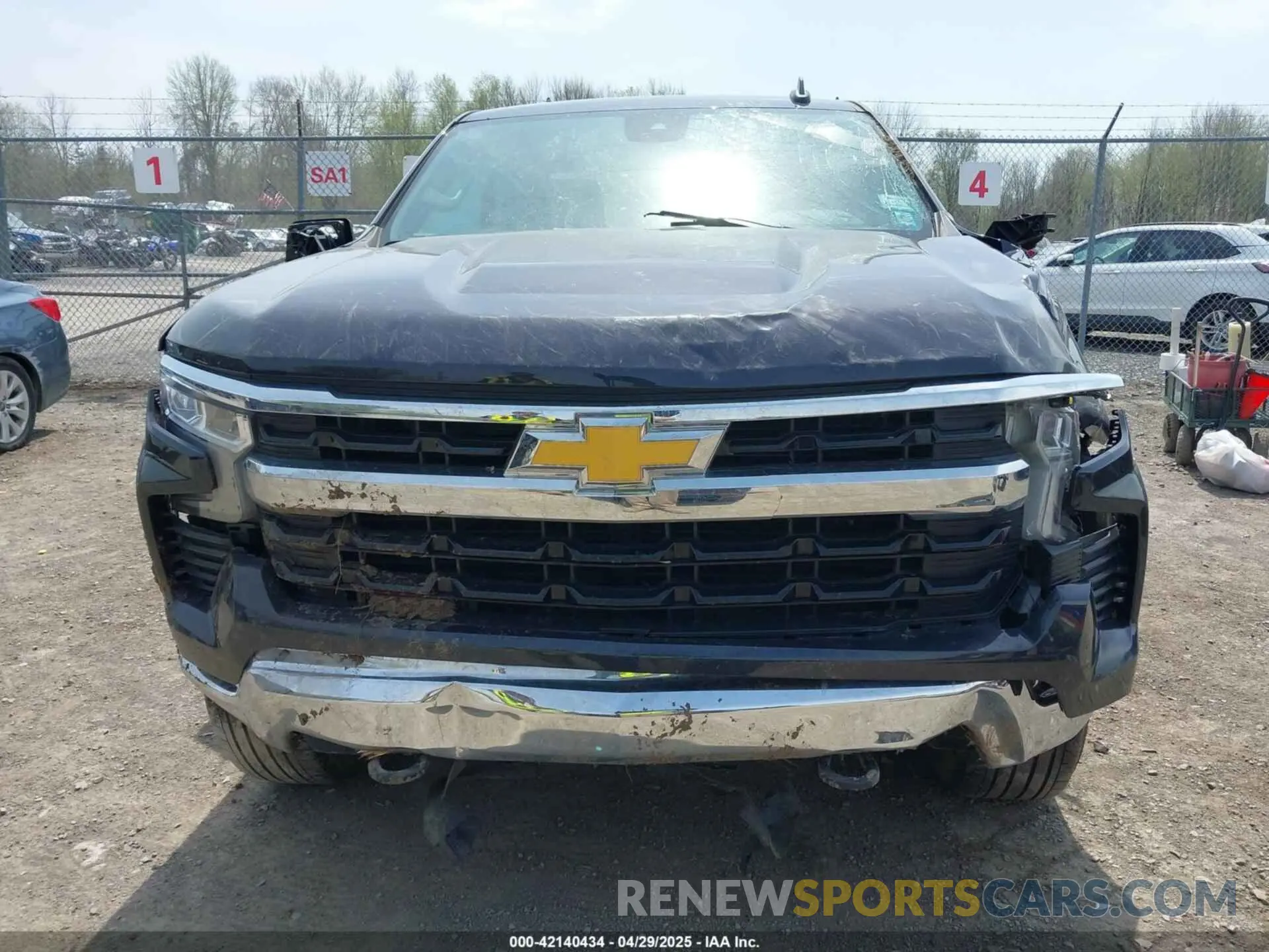 12 Photograph of a damaged car 3GCPDKEK8PG260418 CHEVROLET SILVERADO 1500 2023