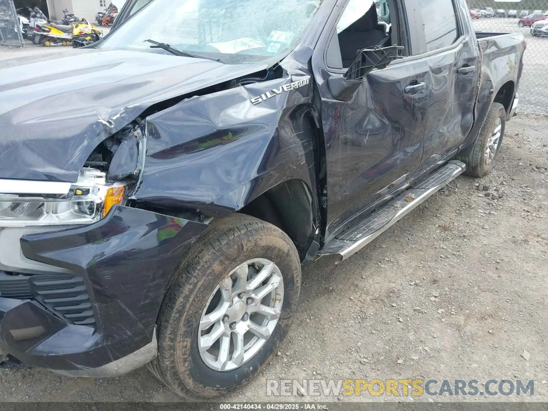 6 Photograph of a damaged car 3GCPDKEK8PG260418 CHEVROLET SILVERADO 1500 2023