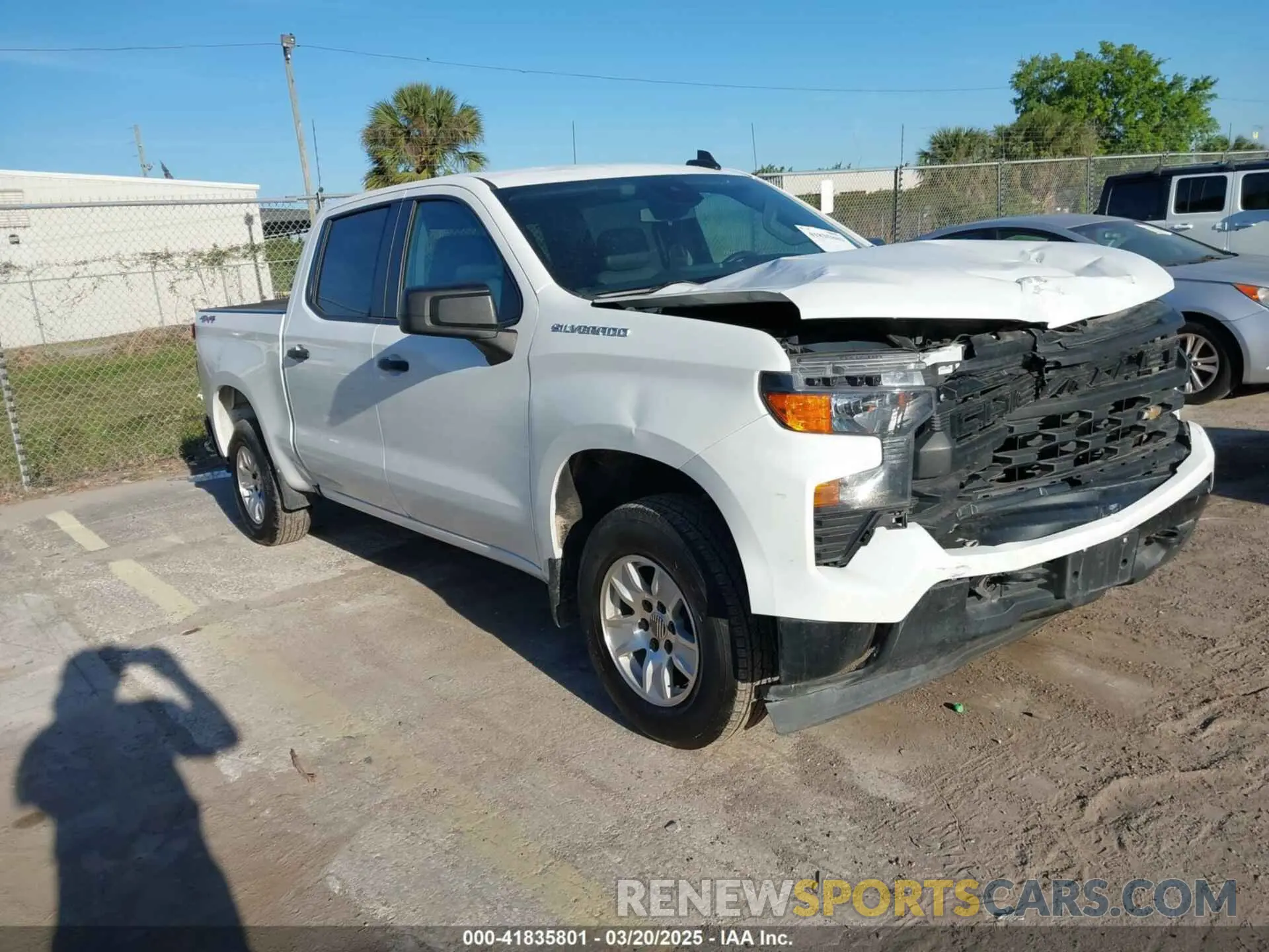 1 Photograph of a damaged car 3GCUDAEDXPG304501 CHEVROLET SILVERADO 1500 2023