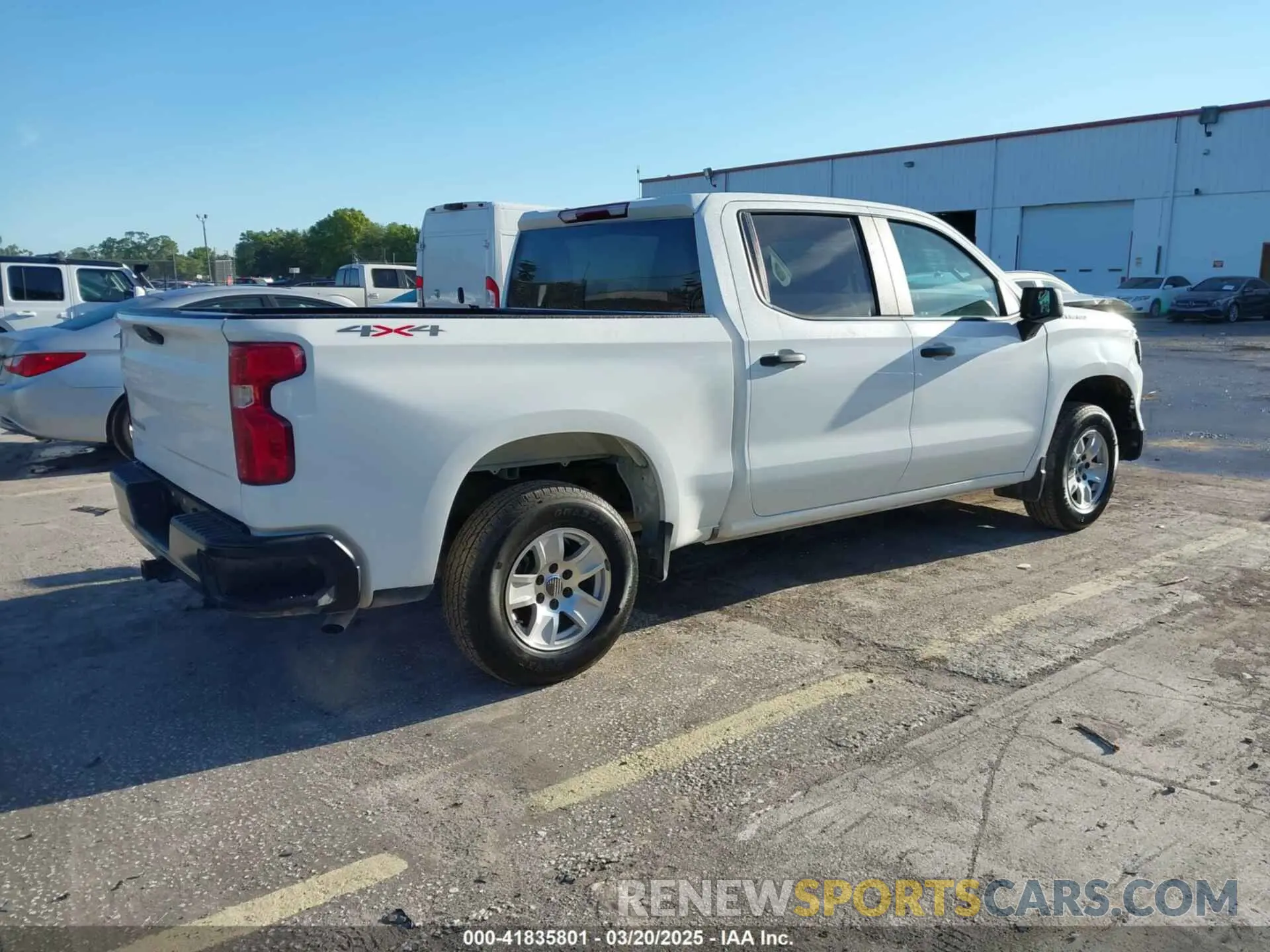 4 Photograph of a damaged car 3GCUDAEDXPG304501 CHEVROLET SILVERADO 1500 2023