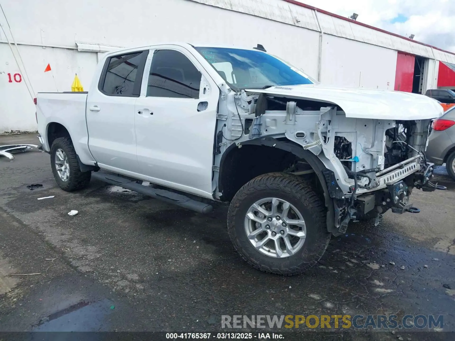 1 Photograph of a damaged car 3GCUDDE83PG248745 CHEVROLET SILVERADO 1500 2023