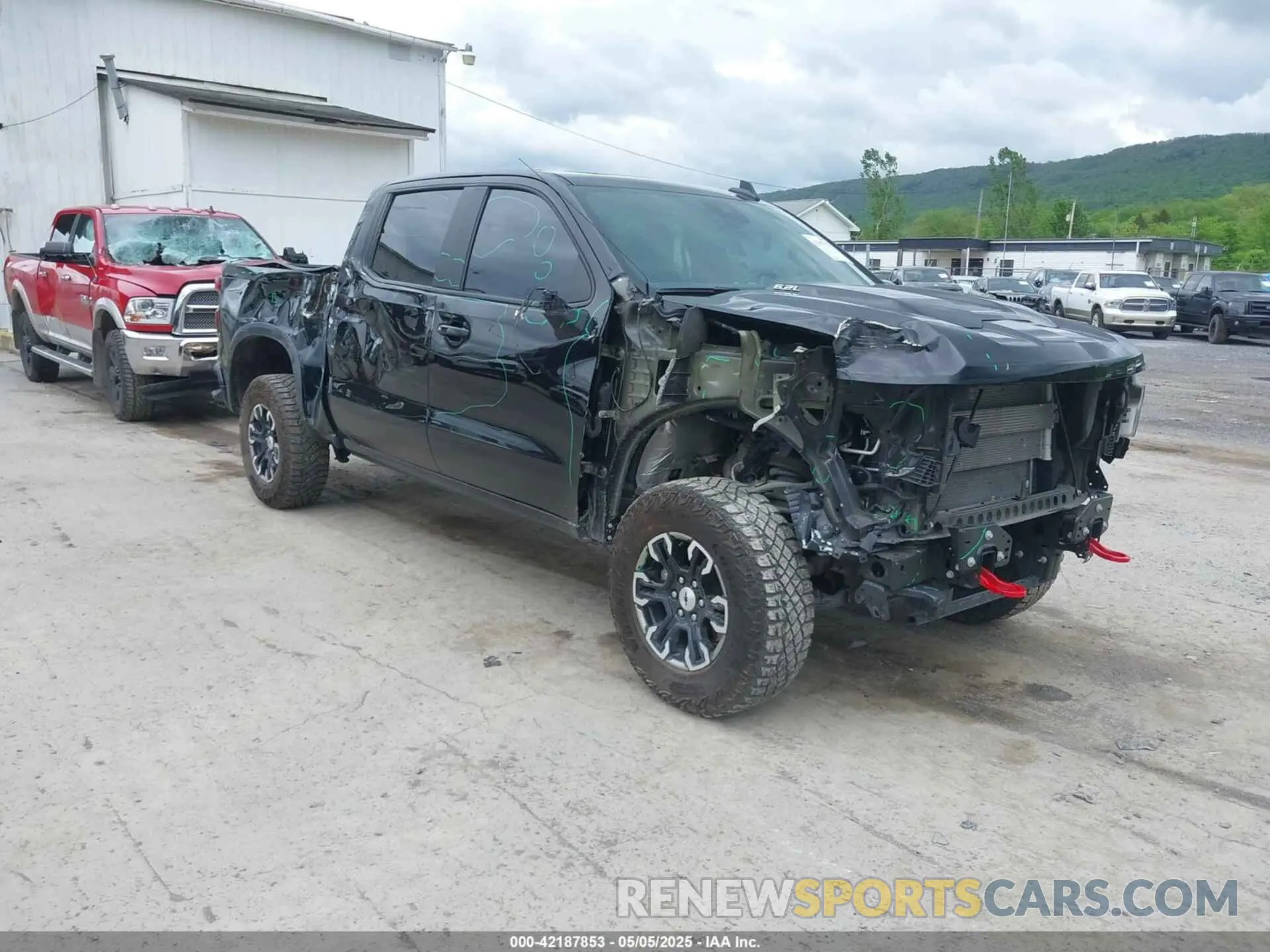1 Photograph of a damaged car 3GCUDHEL0PG130793 CHEVROLET SILVERADO 1500 2023