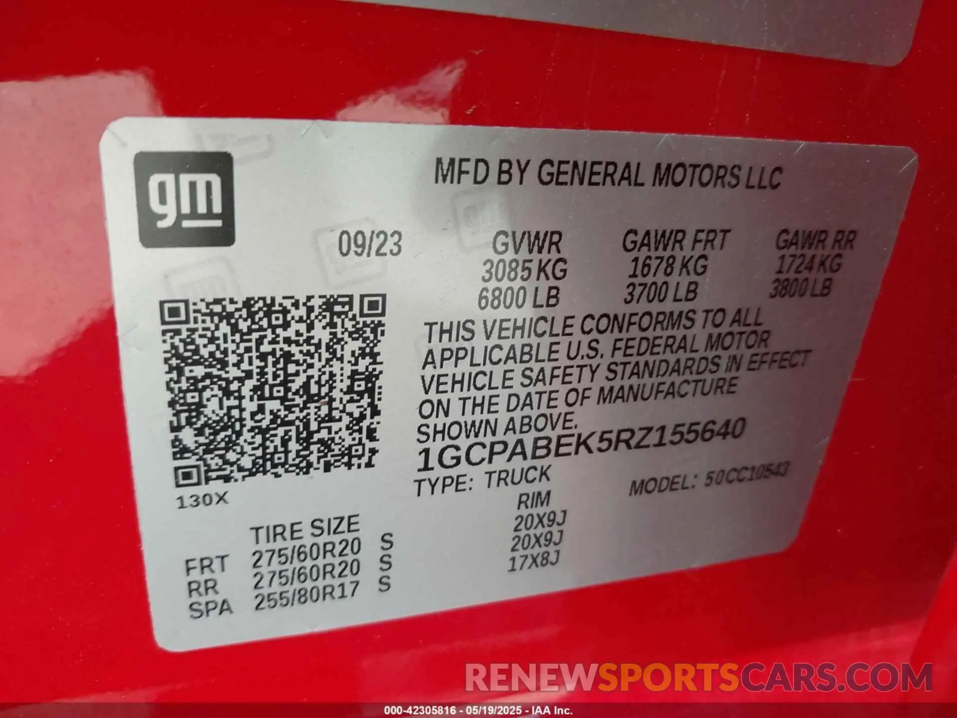 9 Photograph of a damaged car 1GCPABEK5RZ155640 CHEVROLET SILVERADO 1500 2024