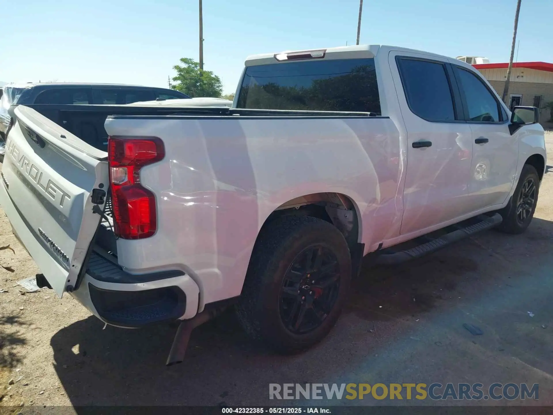 4 Photograph of a damaged car 1GCPABEK5RZ181171 CHEVROLET SILVERADO 1500 2024